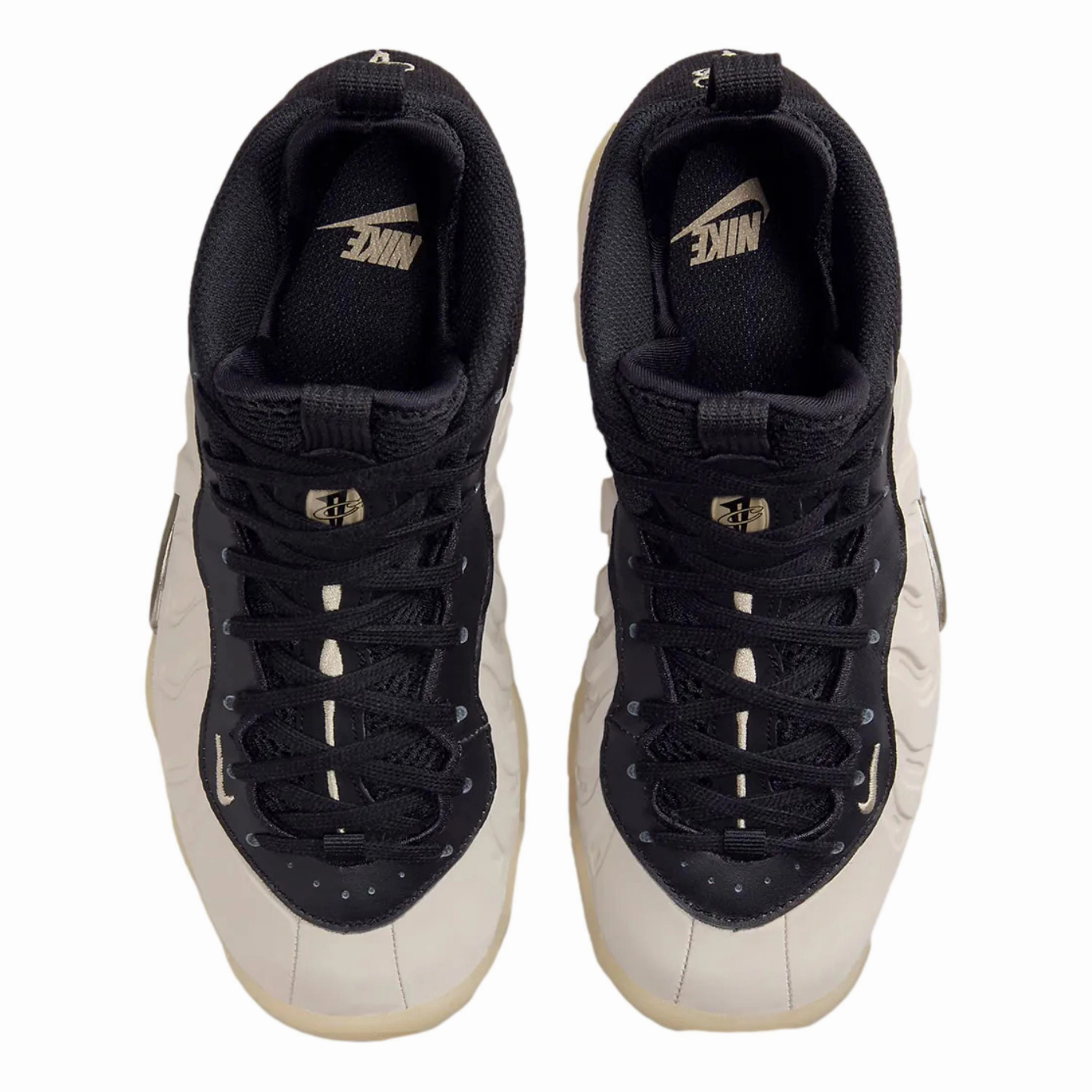 Nike Little Posite One KI Black/Team Gold-Light Orewood Burn  FQ1930-001 Grade-School Nike Different Types Of Shoes