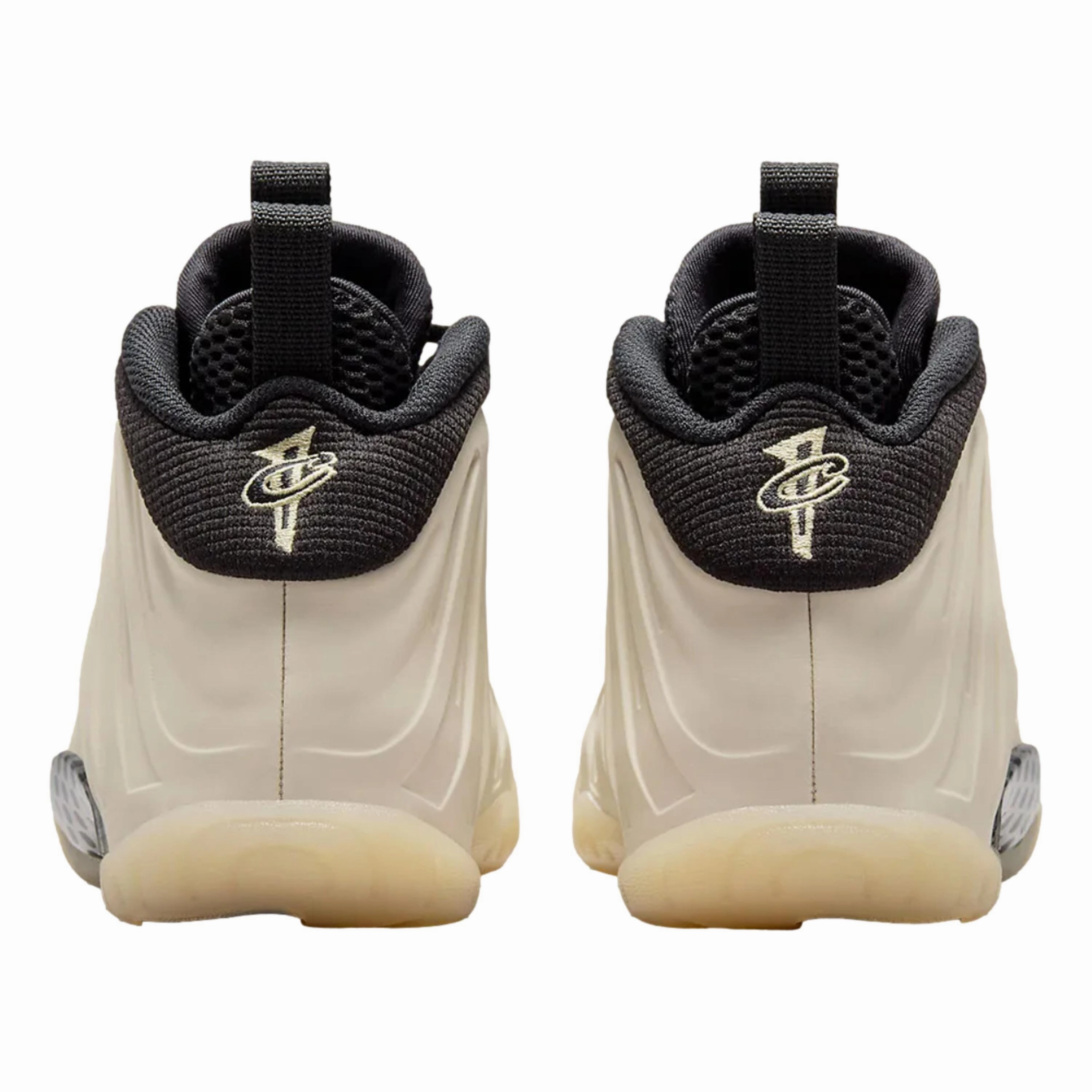 Nike Little Posite One KI Black/Team Gold-Light Orewood Burn  FQ1930-001 Grade-School Nike Shoes That Track Running