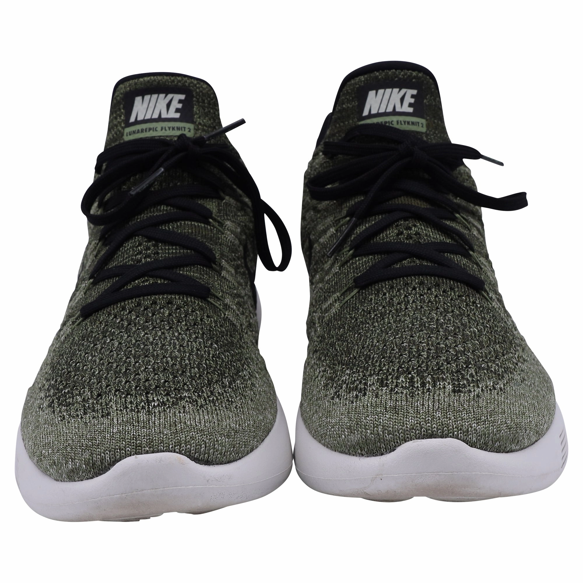 Double Standard Ballet Sneakers Nike Lunarepic Flyknit 2 Low Sneakers in Green Polyester