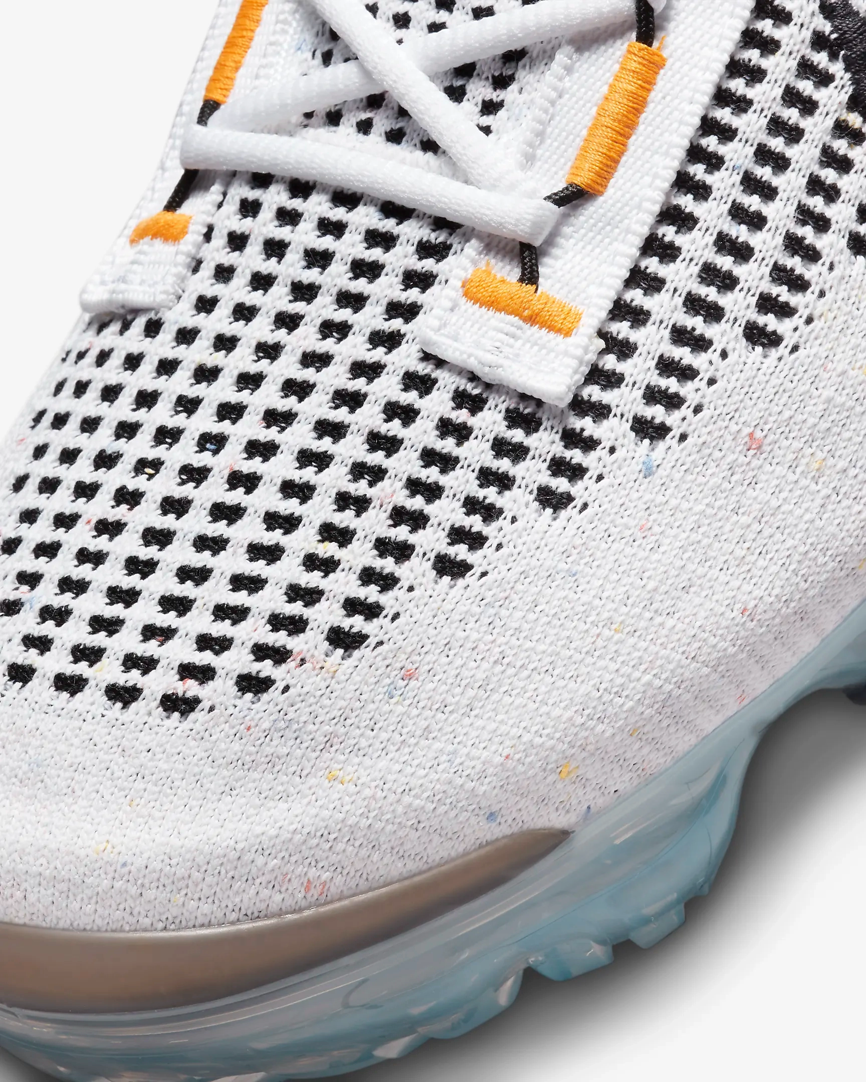 Nike Shoes Jordan Nike Men's Air VaporMax 2021 Flyknit Shoes - White / Black / Anthracite / Kumquat
