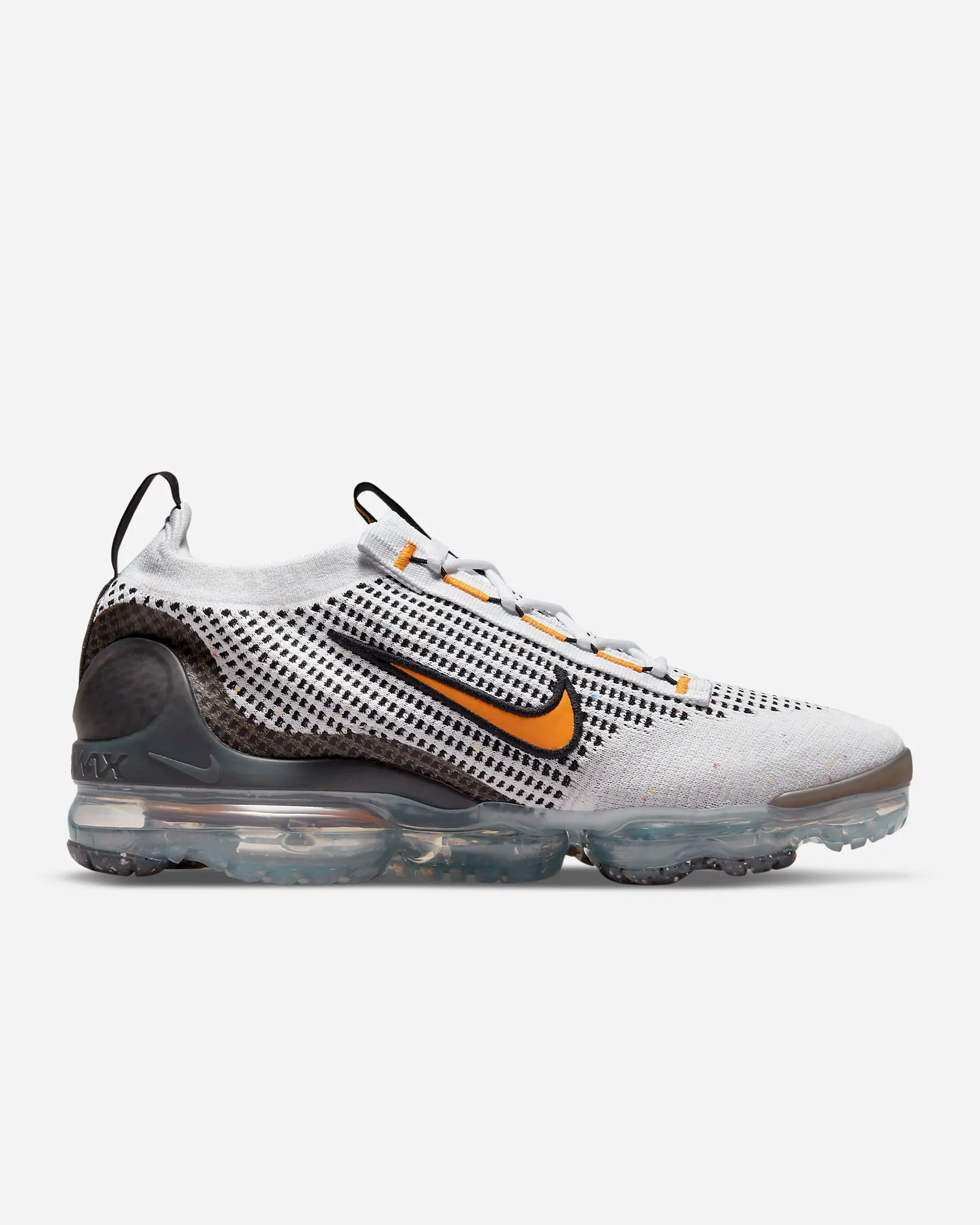 Nike Shoes For Rain Nike Men's Air VaporMax 2021 Flyknit Shoes - White / Black / Anthracite / Kumquat