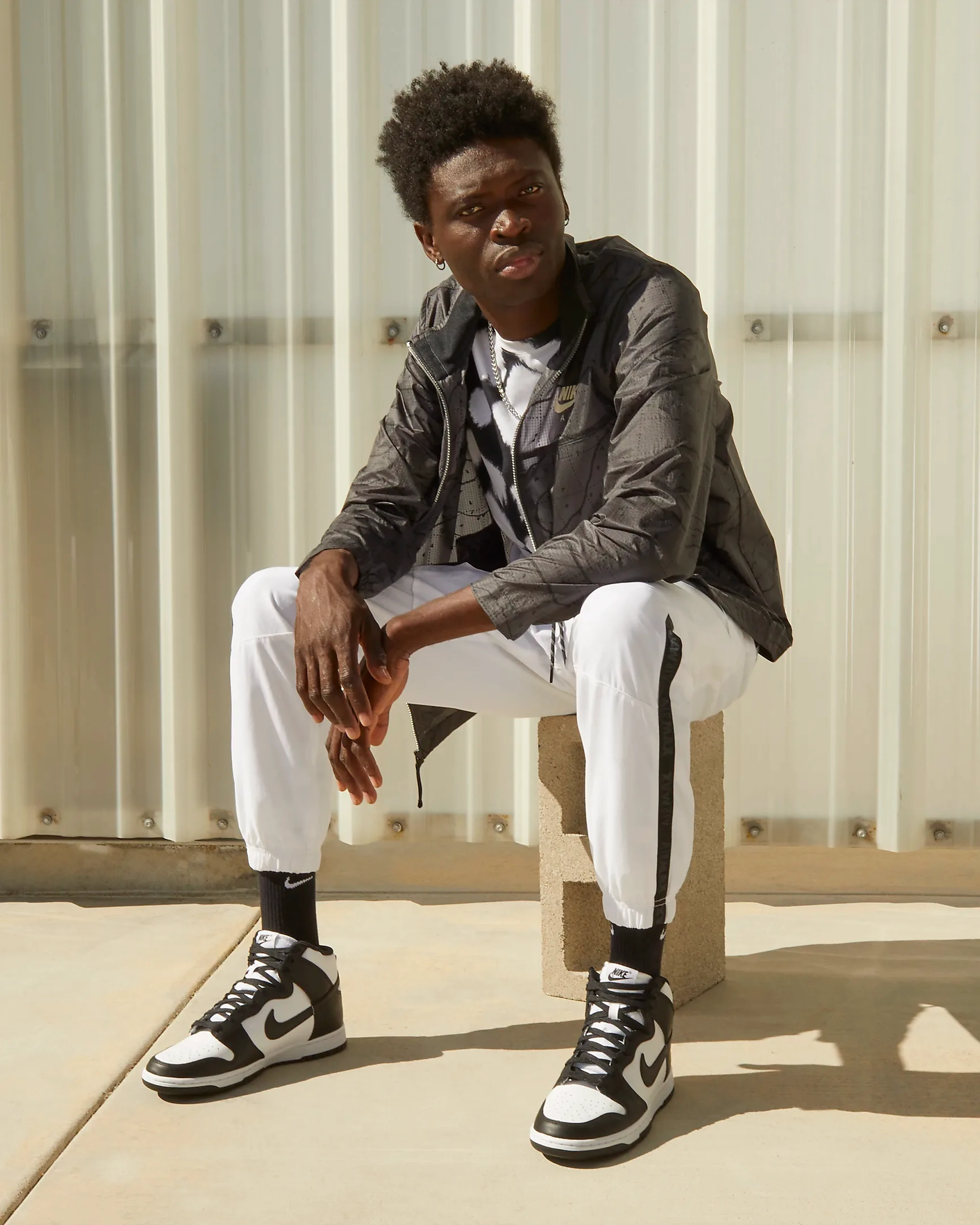 Nike Shoe Size Guide Nike Men's Dunk High Retro Shoes - White / Total Orange / Black