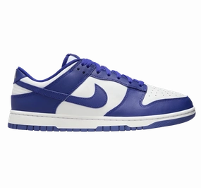 Nike Men's Dunk Low Retro Shoes - White / University Red / Concord New Nike Tennis Shoes