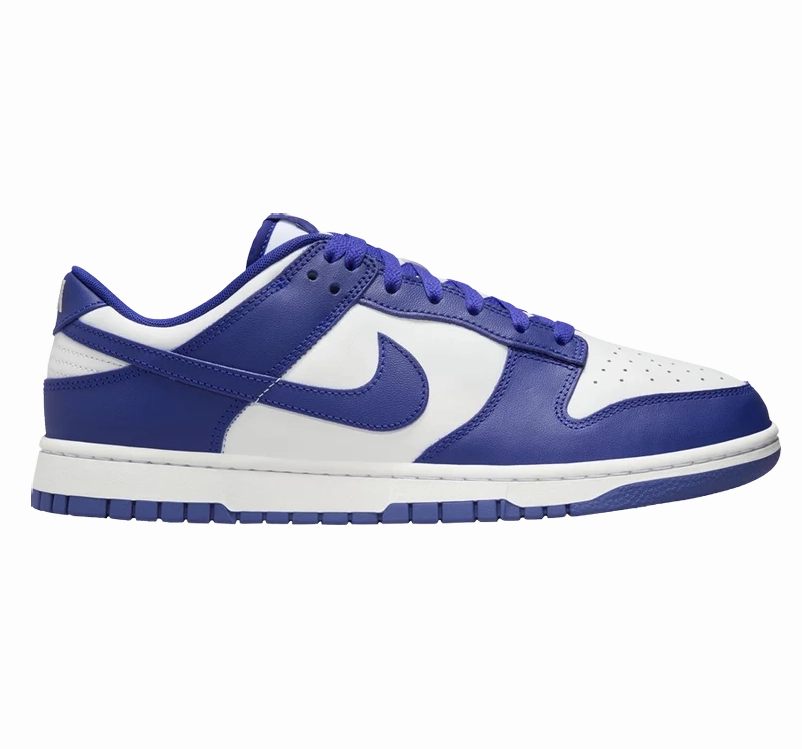 Nike Men's Dunk Low Retro Shoes - White / University Red / Concord Nike Sizing Shoes