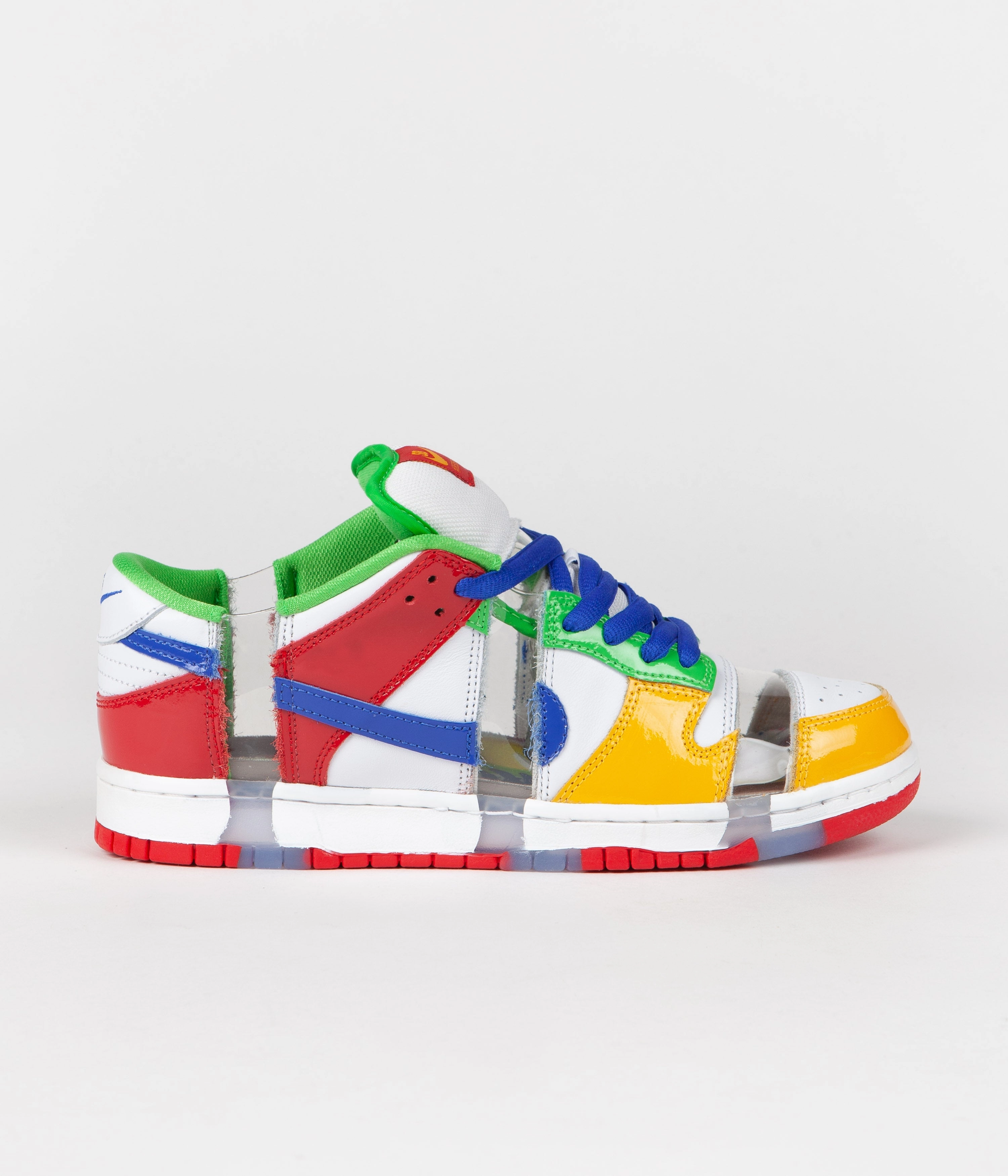 Nike SB Dunk Low OG Sandy Bodecker Shoes - White / Hyper Royal - Mean Green Nike Lightweight Basketball Shoes