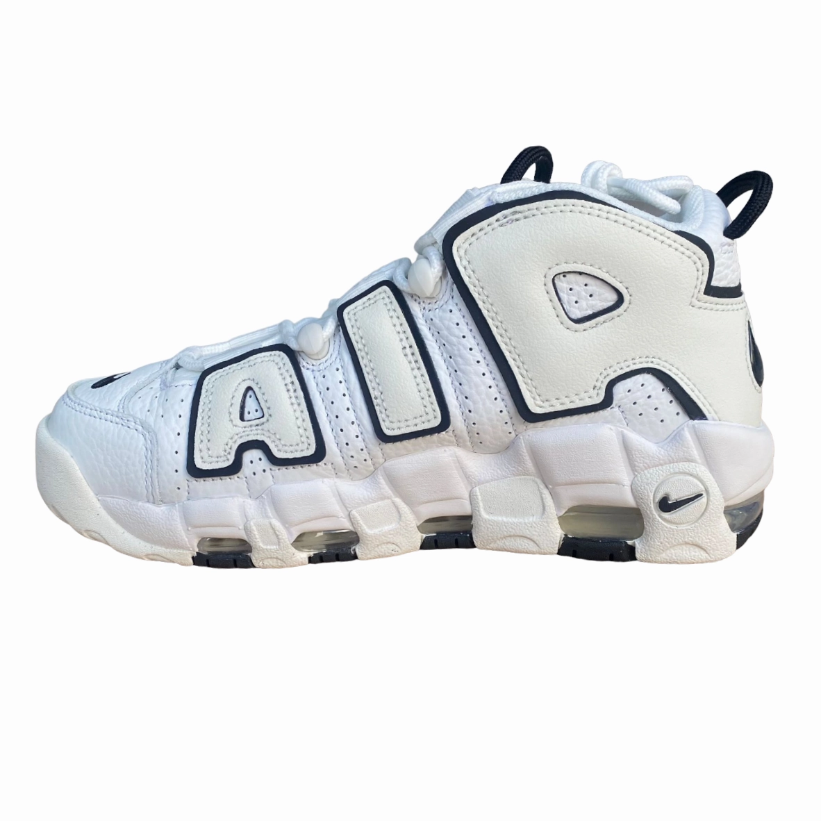 Whote Sneakers Nike scarpa sneakers da donna Air More Uptempo DO6718-100 bianco nero