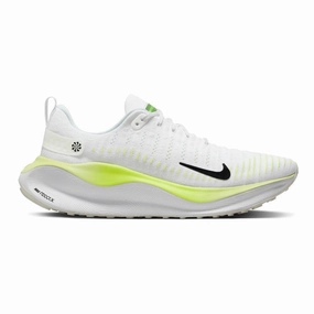Nike Highlighter Shoes Men's Nike InfinityRN 4, White/Black-Lt Lemon Twist-Volt, 9.5 D Medium