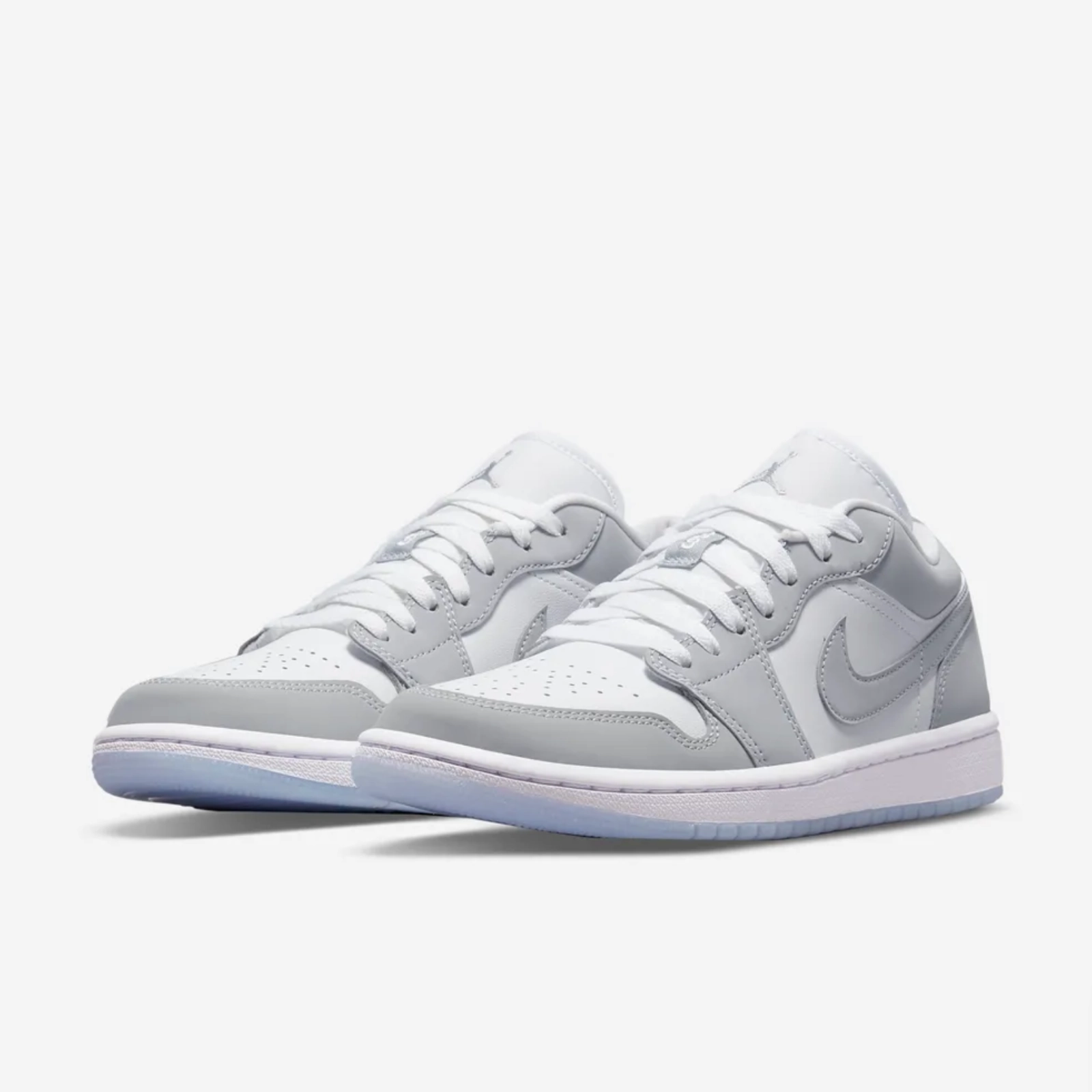 Nike Shoes Shop Near Me Nike Women's Air Jordan 1 Low Shoes - White / Wolf Grey
