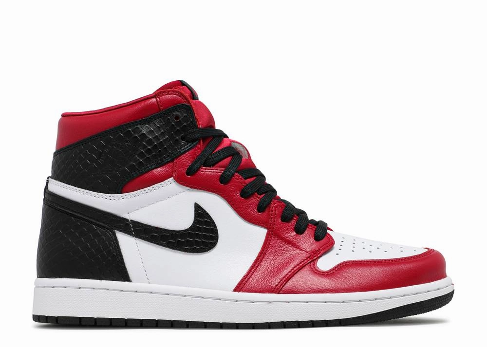 Nike Womens Air Jordan 1 Retro High 'Satin Red' Nike Borough Shoes