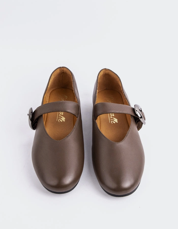 Nikole Brown Leather Taos Shoes Mary Janes