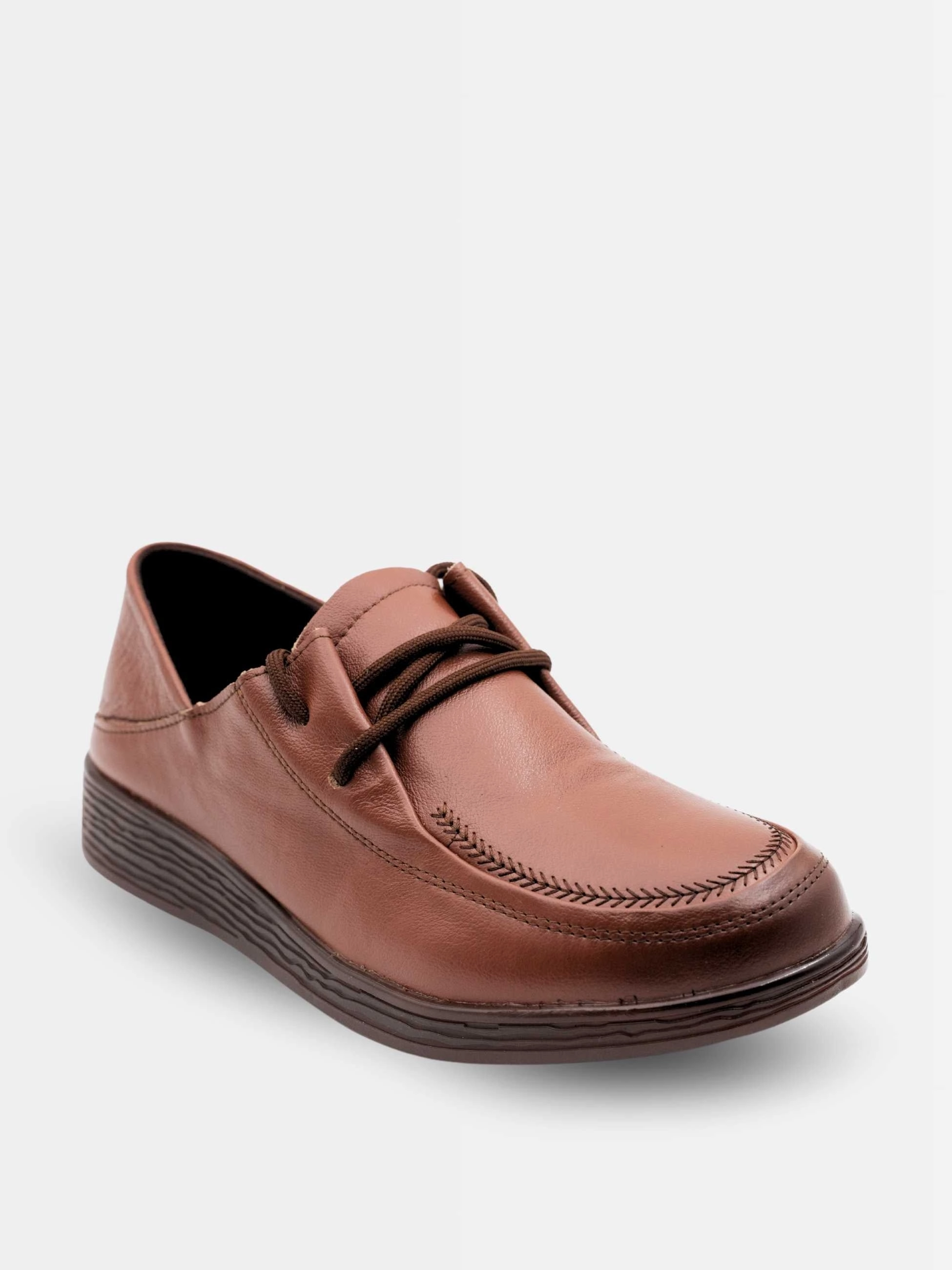 Nina Leather Turmuk Derby Shoes Lace Up Front Shoes