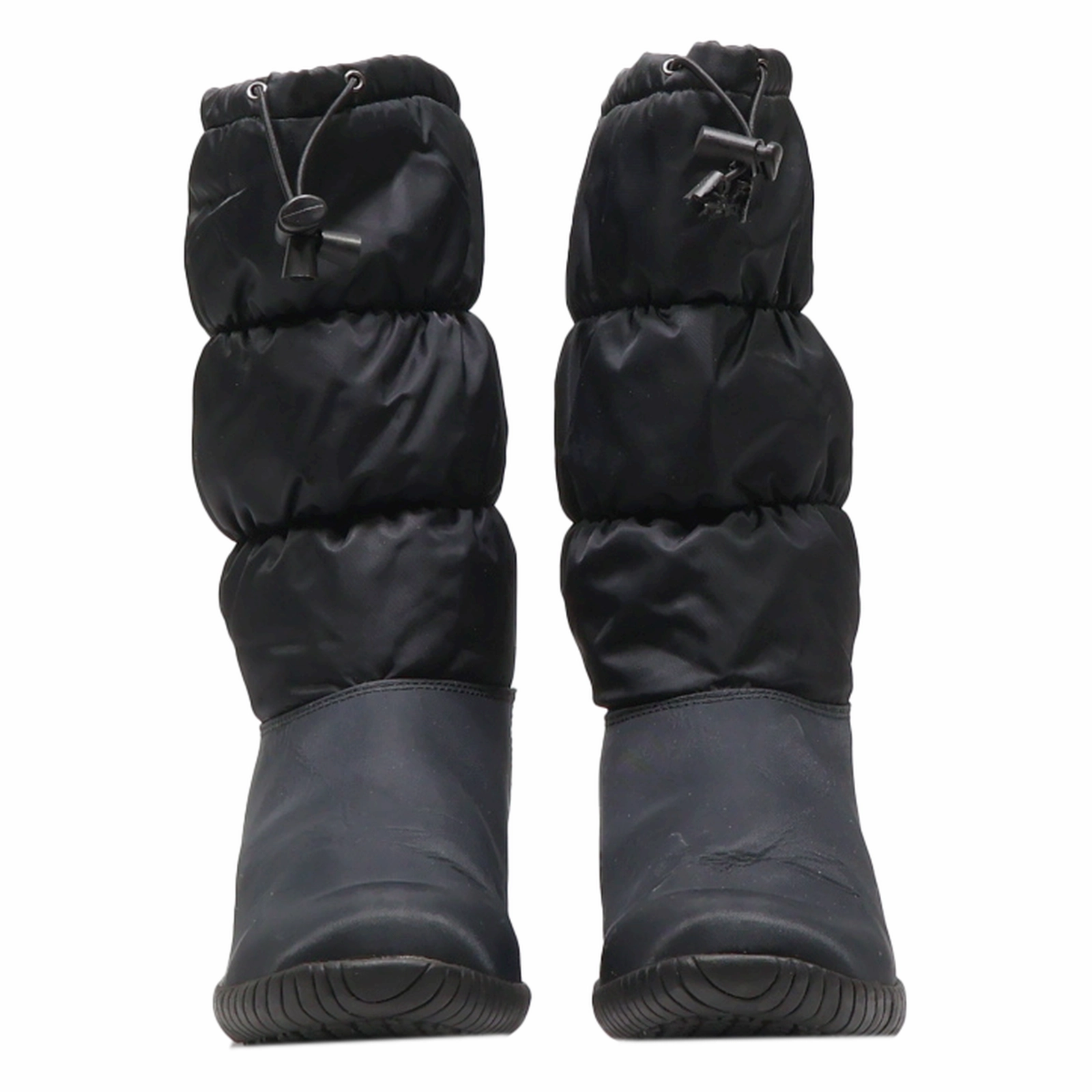 Nats Snow Boots NINEWEST Snow Boots Black Synthetic Womens UK 7