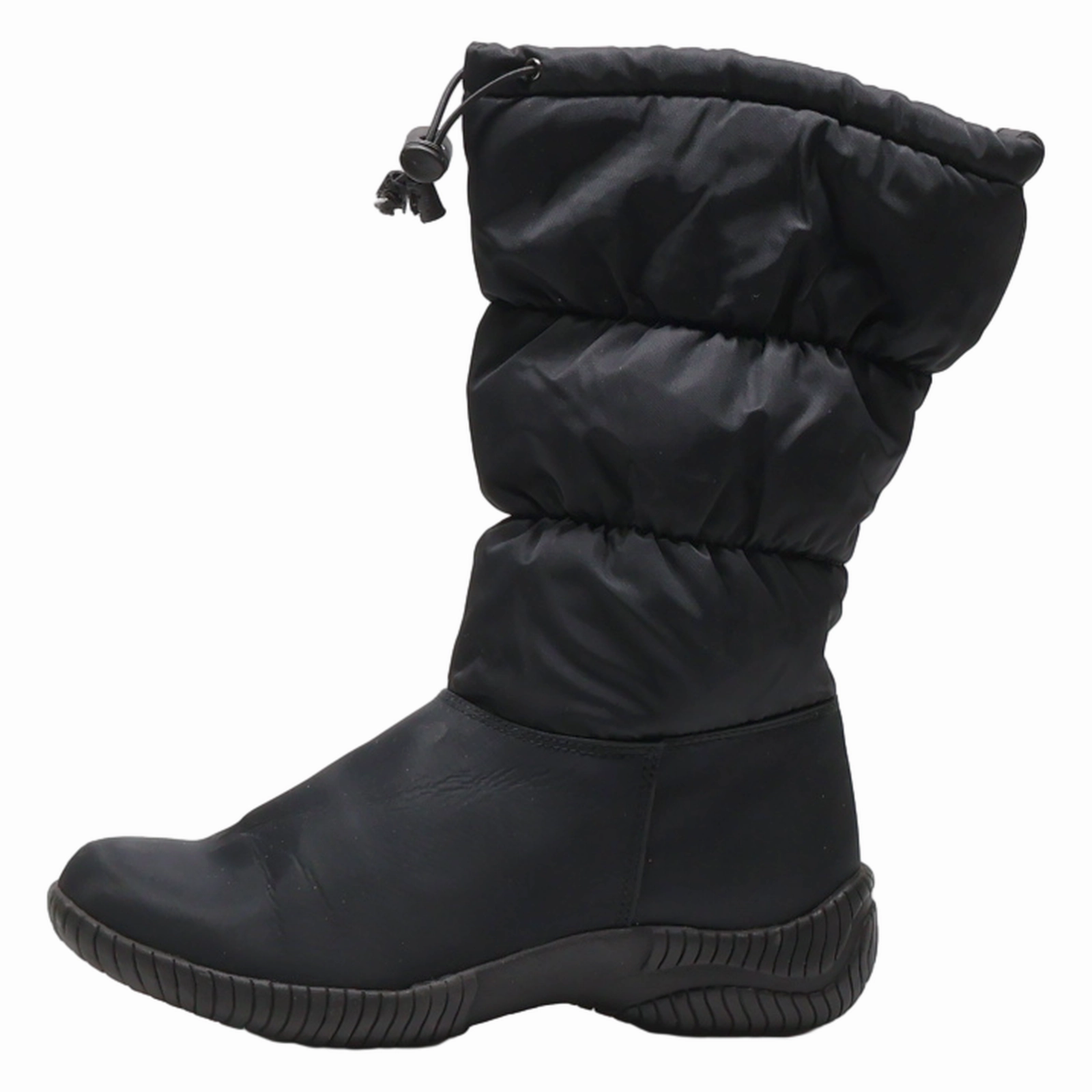 Snow Boots With Fur Trim NINEWEST Snow Boots Black Synthetic Womens UK 7