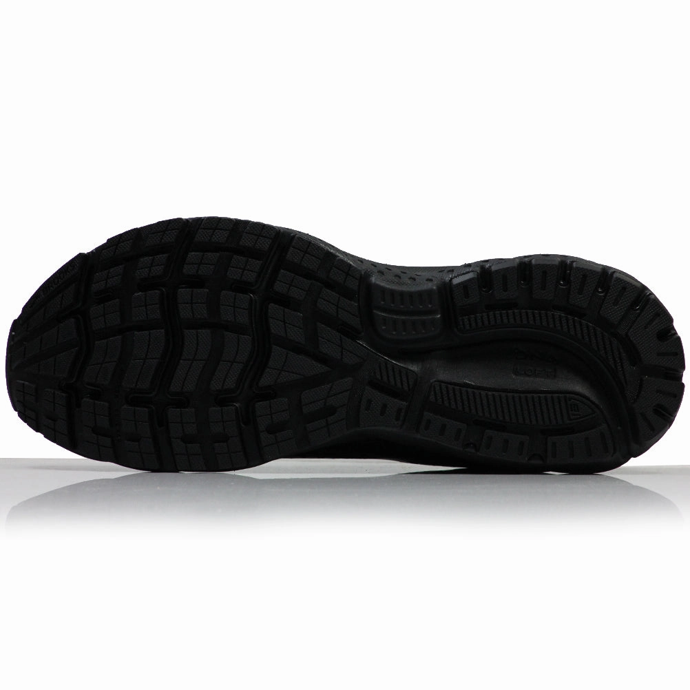 Brooks Ghost 13 Women's Wide Fit Running Shoe - Black/Black Good Running Shoes For Low Arches