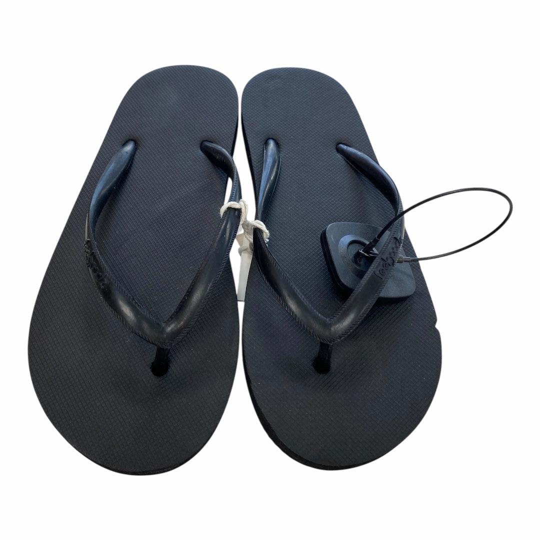 Sandals Flip Flops By Clothes Mentor In Black, Size:6 Flip Flops Hurt Top Of Foot