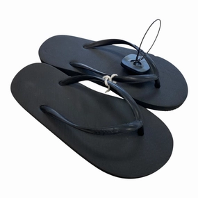 Flip Flops Uncomfortable Sandals Flip Flops By Clothes Mentor In Black, Size:6