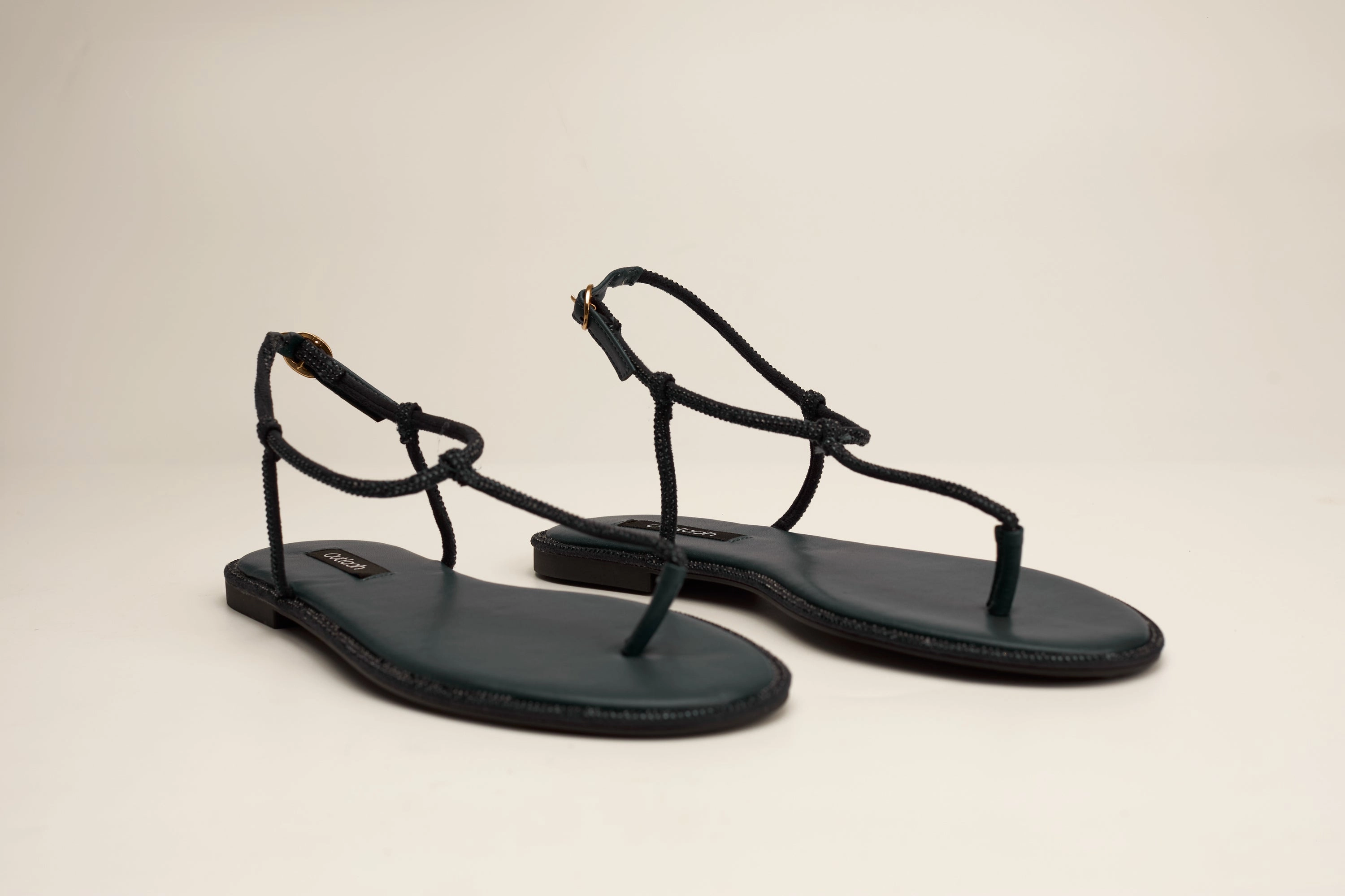 NOVA SANDALS IN BLACK Sandals Slides Shoes