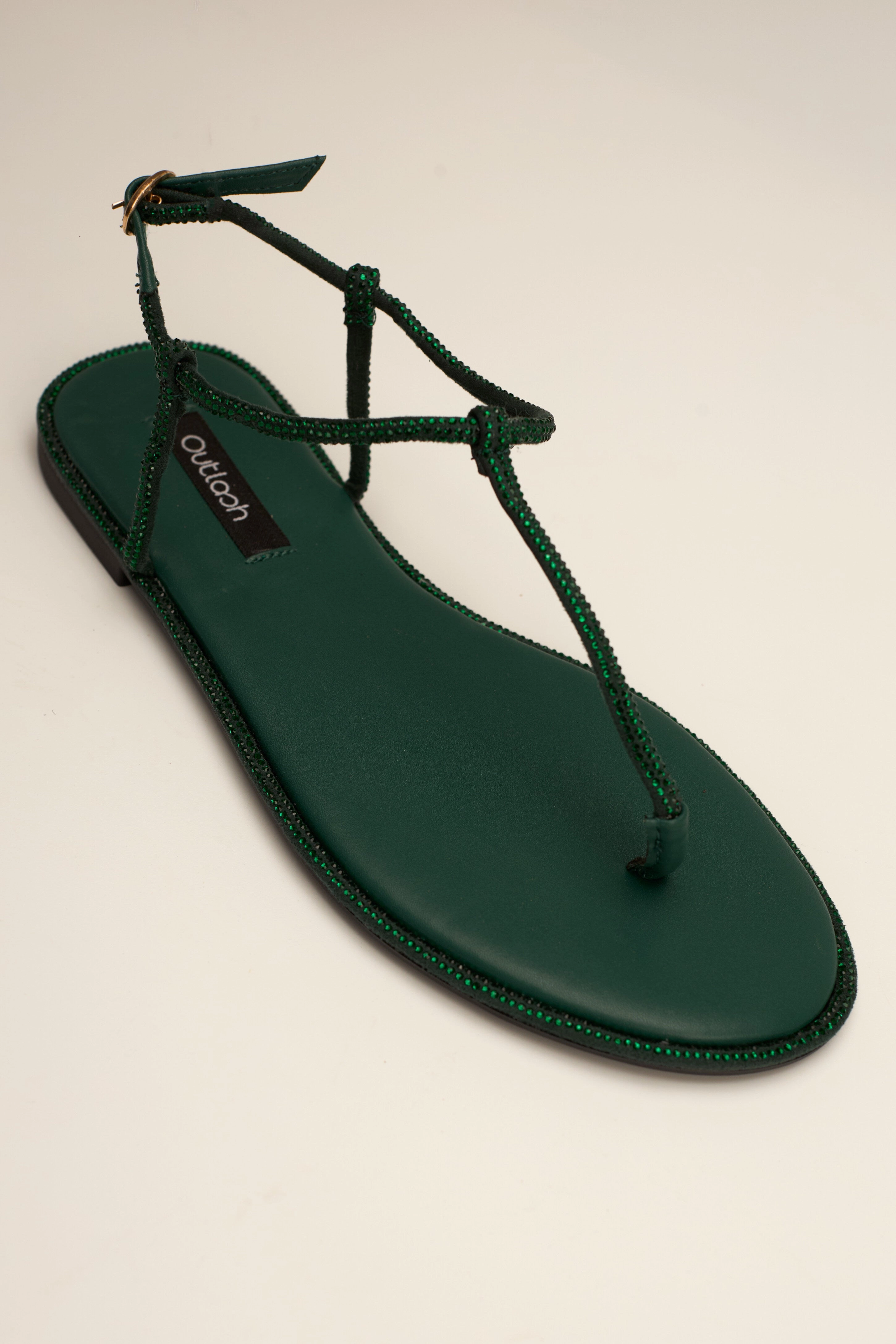 NOVA SANDALS IN GREEN Cushion Air Sandals