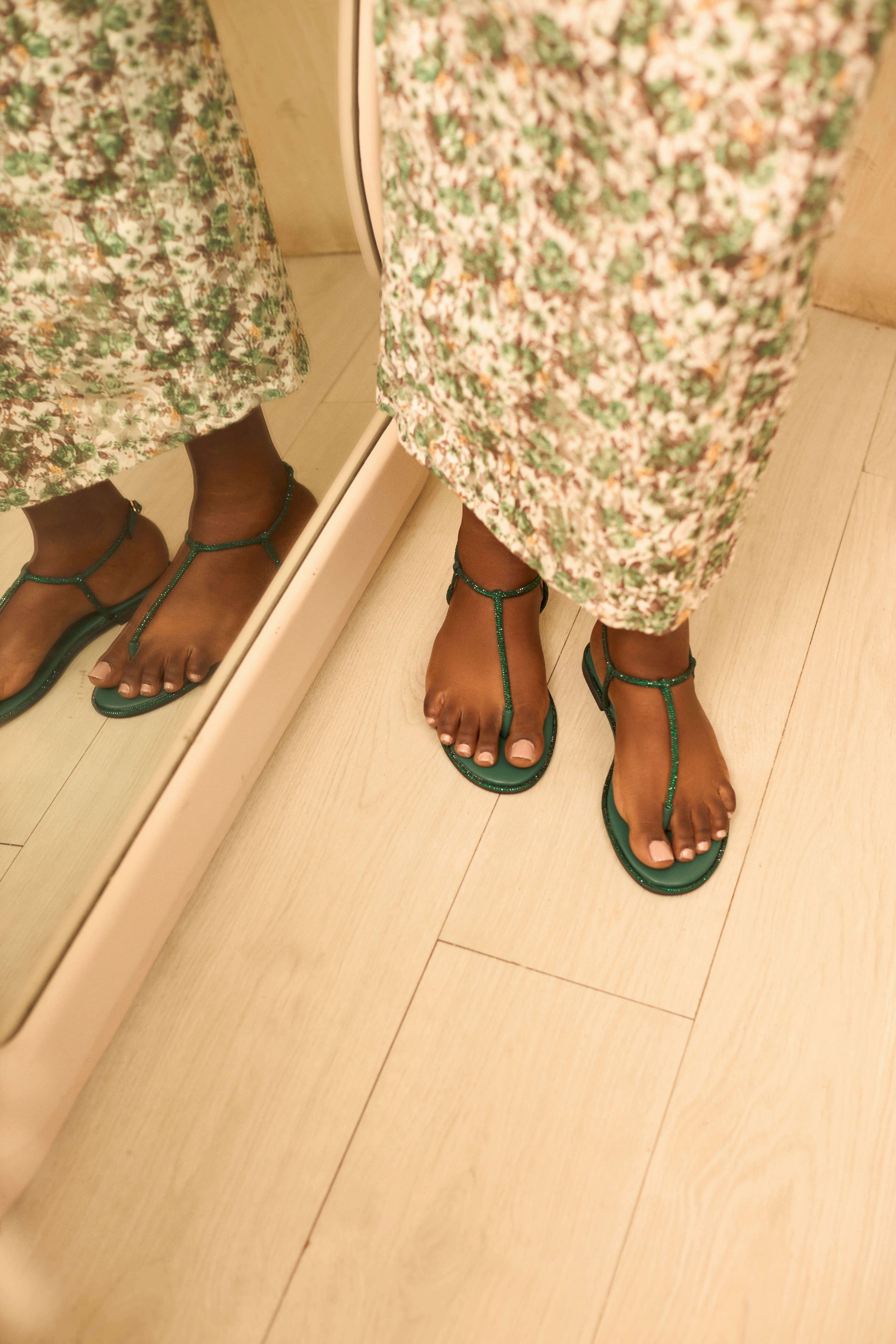 Hawaiian Sandals NOVA SANDALS IN GREEN