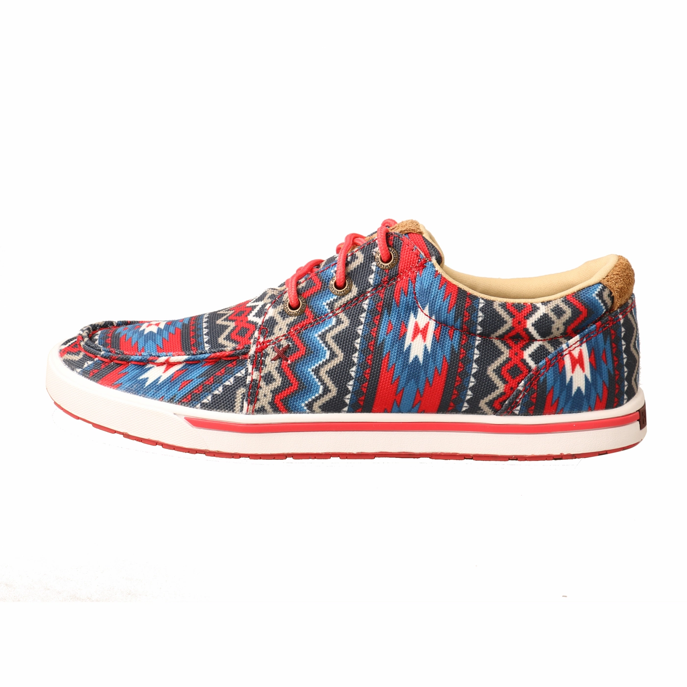 Twisted X Hooey Loper Aztec Red Multi-Color Shoes WHYC026 Icloud Tennis Shoes