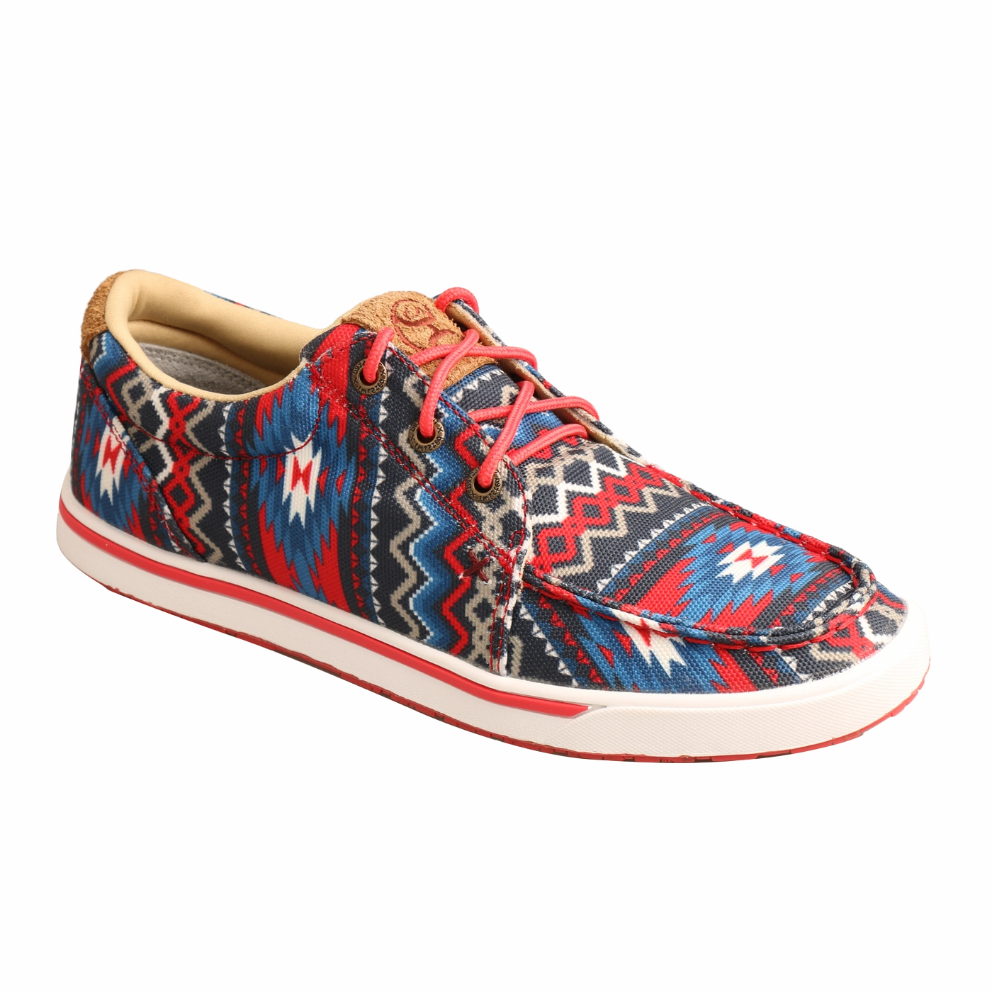 Best Tennis Shoes For High Instep Twisted X Hooey Loper Aztec Red Multi-Color Shoes WHYC026
