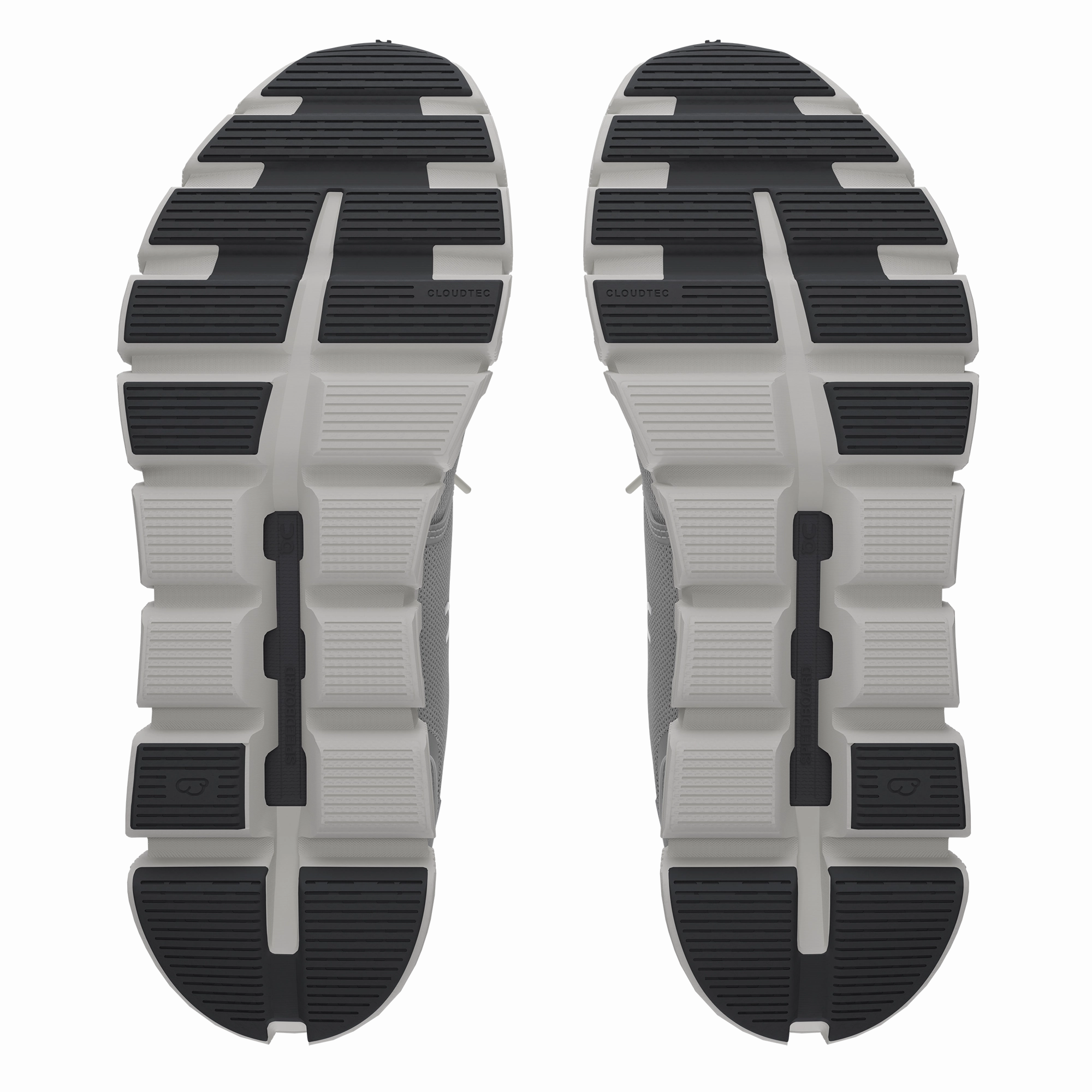 On Men's Athletic Cloud 6 - Glacier/White Running Shoes Drawing