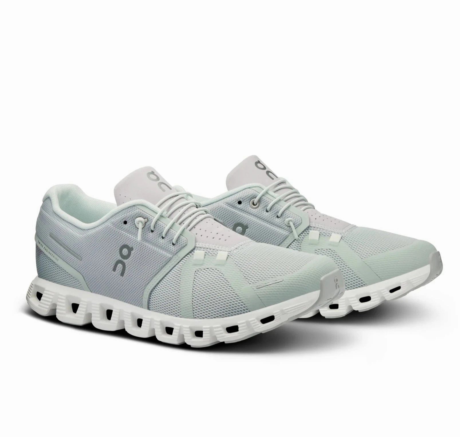 On Running Men's Cloud 5 Sneaker - Glacier/Glacier Shoes For Running