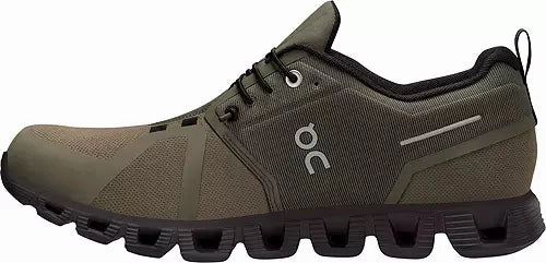 Running Shoes For Pronation Feet On Running Men's Cloud 5 Waterproof Sneaker - Olive/Black