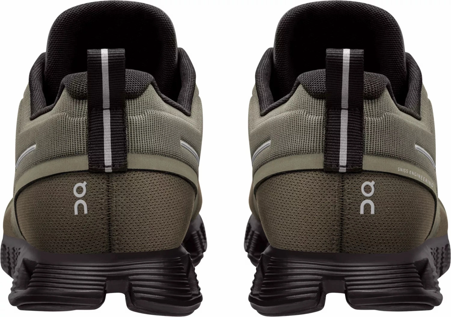 On Running Men's Cloud 5 Waterproof Sneaker - Olive/Black Puremotion Adapt Running Shoe