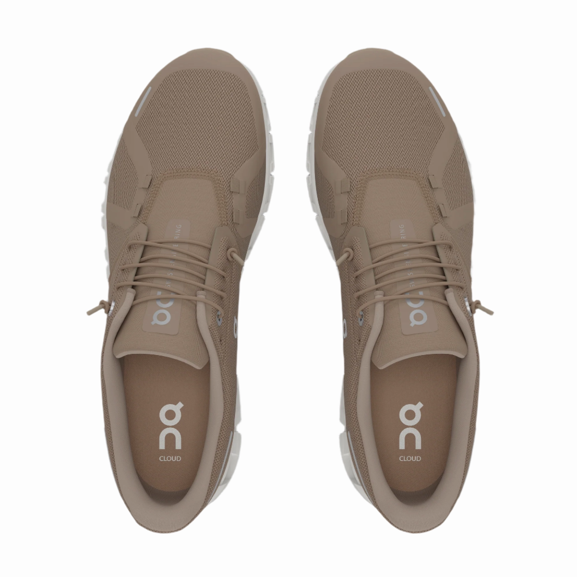 On Running Men's Cloud 6 - Fog/White Foam Running Shoes