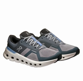 On Running Men's Cloudrunner 2 Sneaker - Alloy/Chambray Road Running Shoes Vs Trail Running Shoes