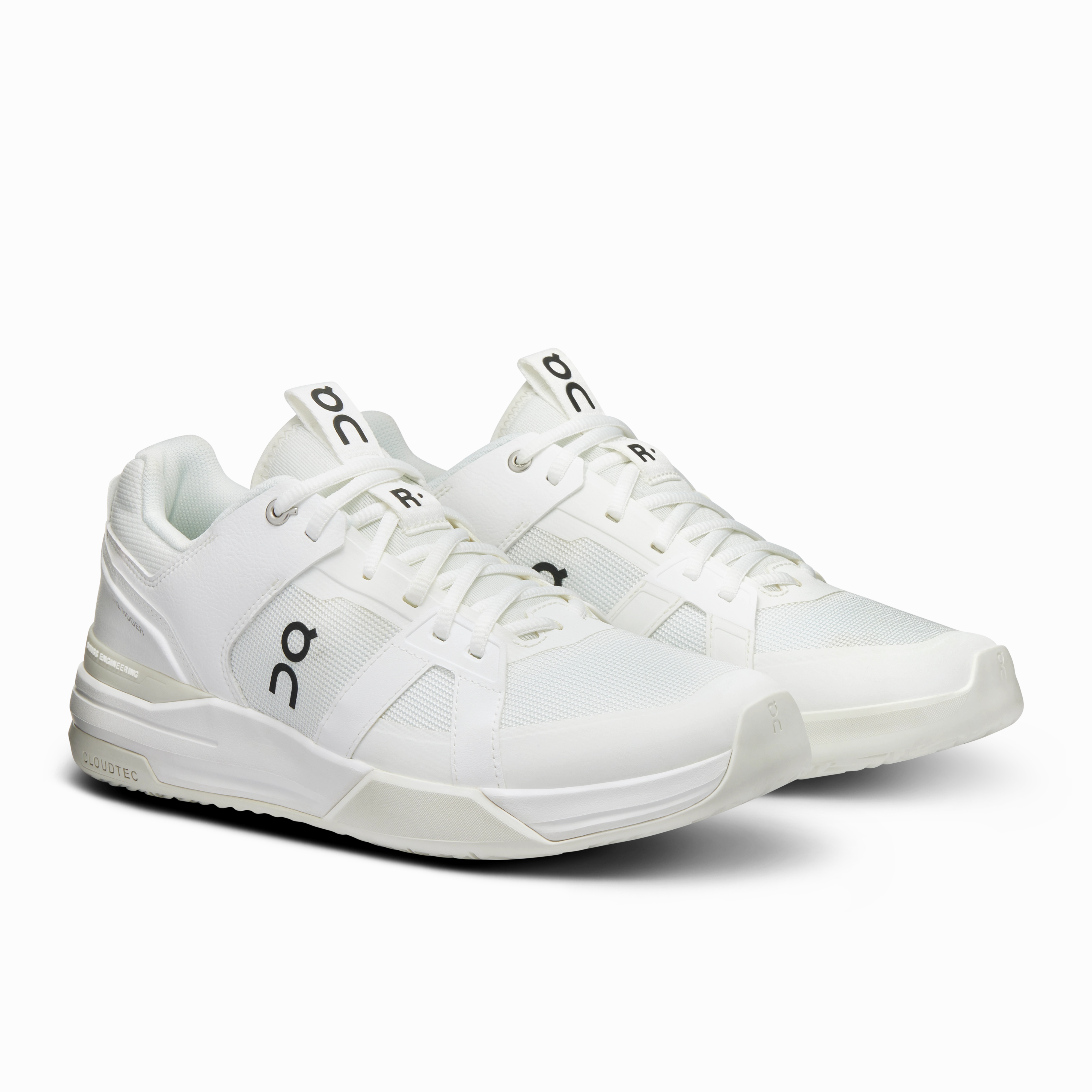 On Running Men's The Roger Clubhouse Pro Shoes - White / Ice Finish Line Tennis Shoes