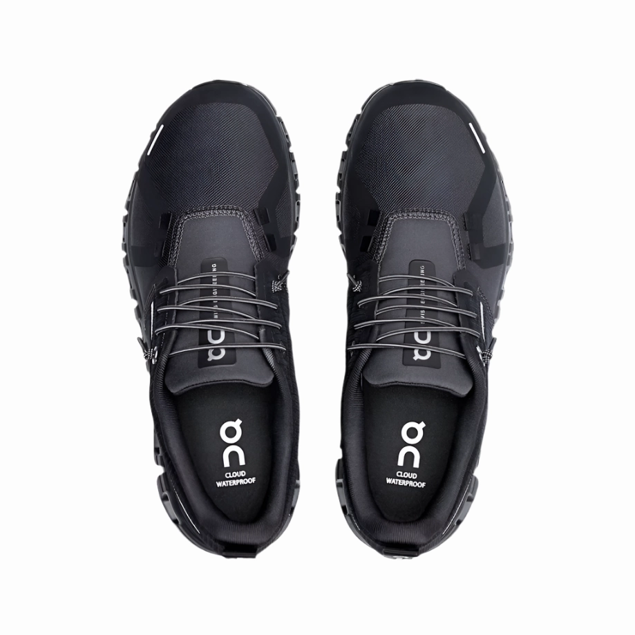 On Running Women's Cloud 6 Waterproof Athletic Shoe - All Black Best minimalist running shoes