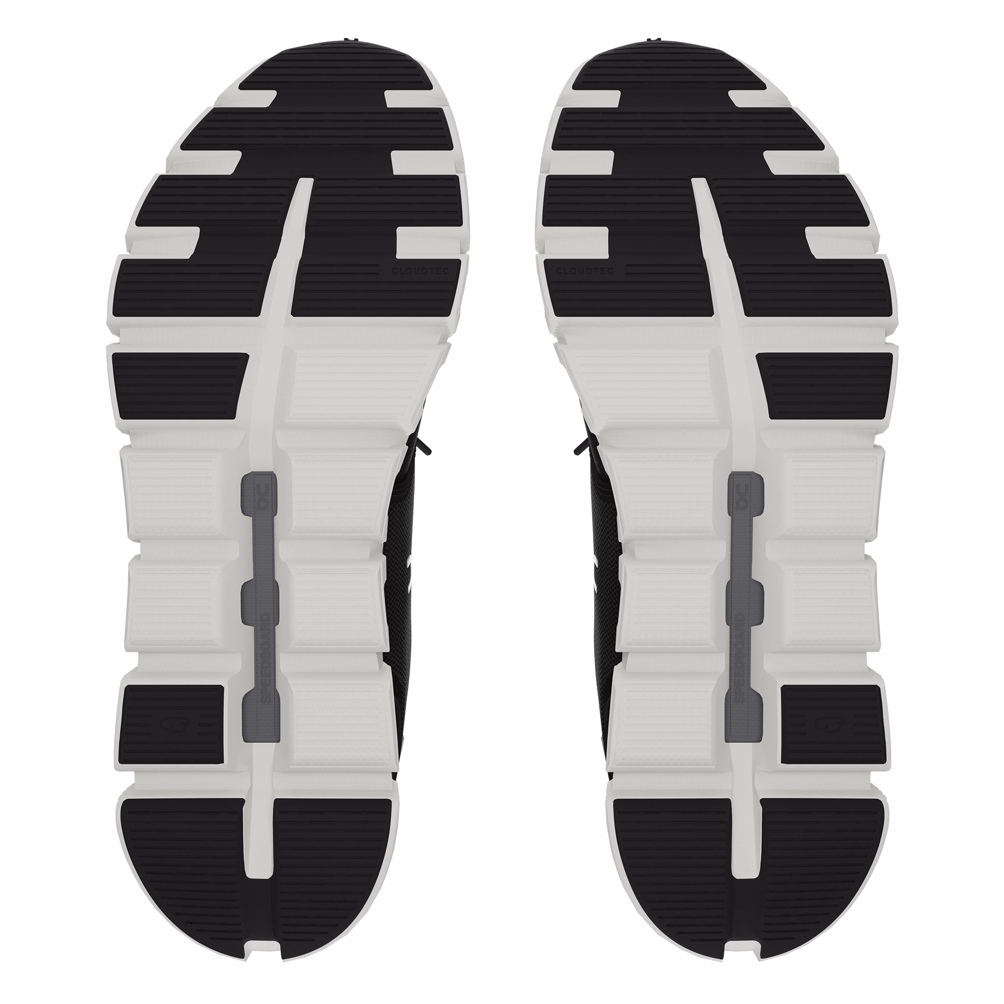 Neutral Stability Running Shoes On Women's Athletic Cloud 6 - Black/White