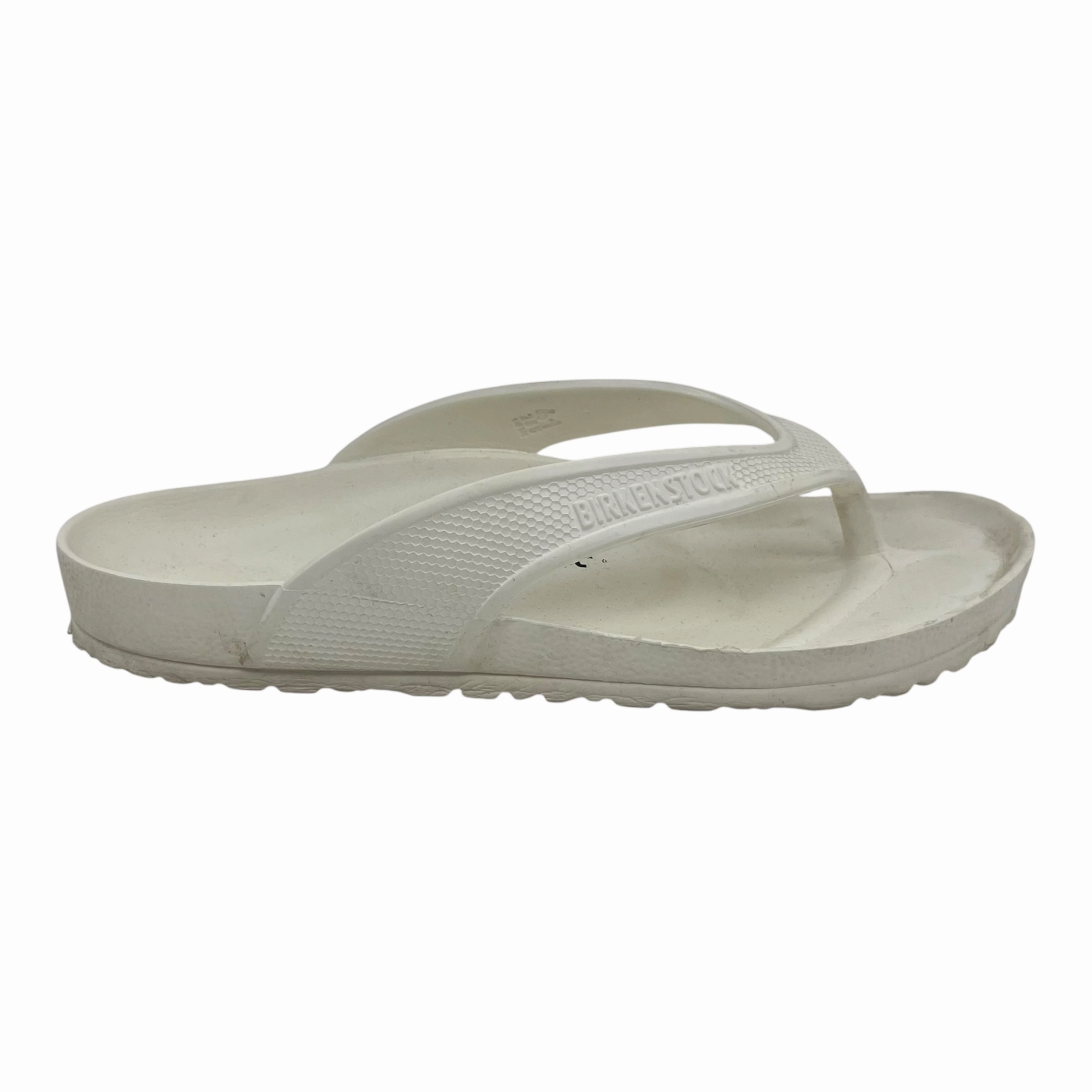 Sandals Flip Flops By Birkenstock In White, Size:10 Flip Flops For Infants
