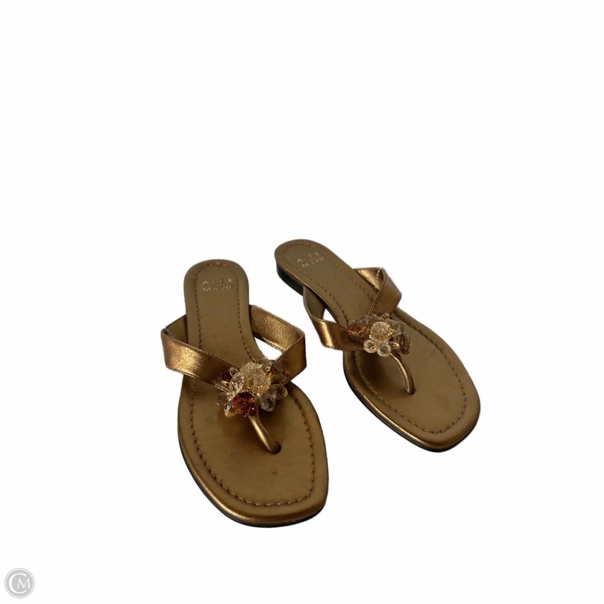 Sandals Flip Flops By Alex Marie In Gold, Size: 6 Best Flip Flops Overpronation