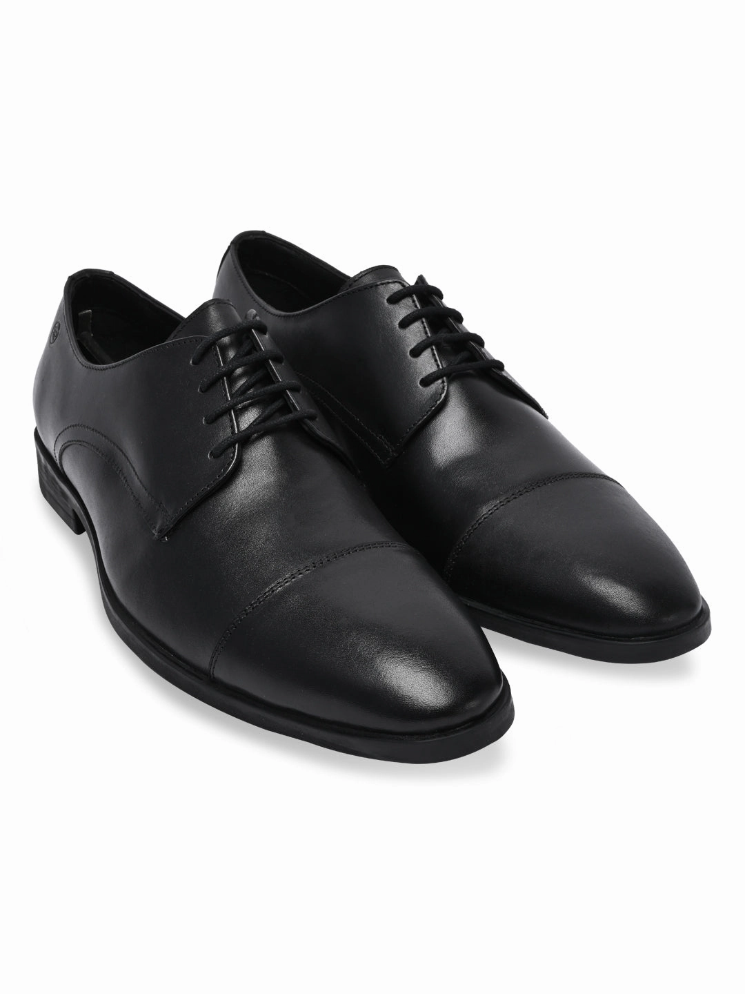 Oxford Laces Regal Black Men Leather Formal Oxfords