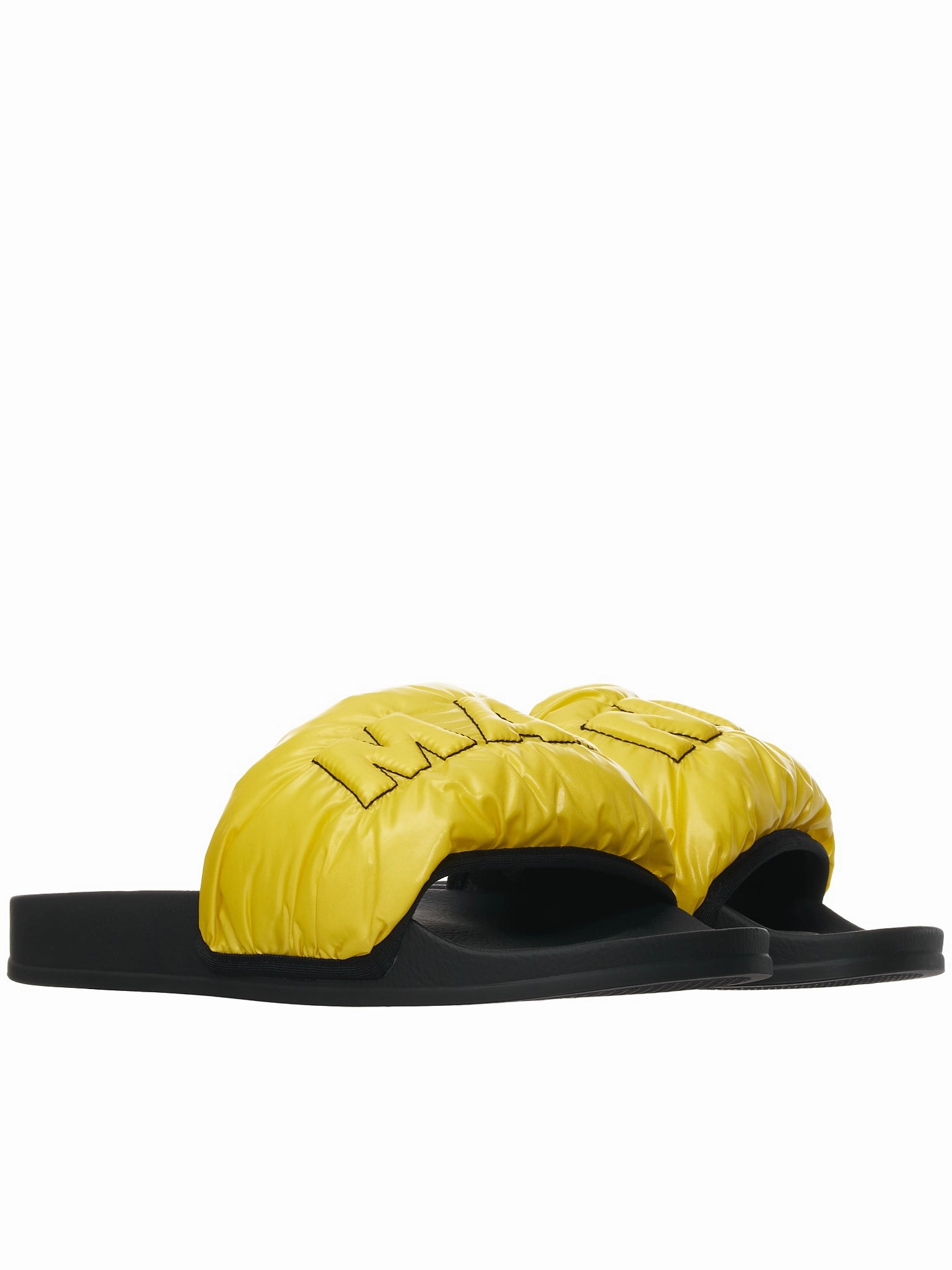 Padded Nylon Slide (SAMR002902-P4345-LEMMON) Dune Sandals