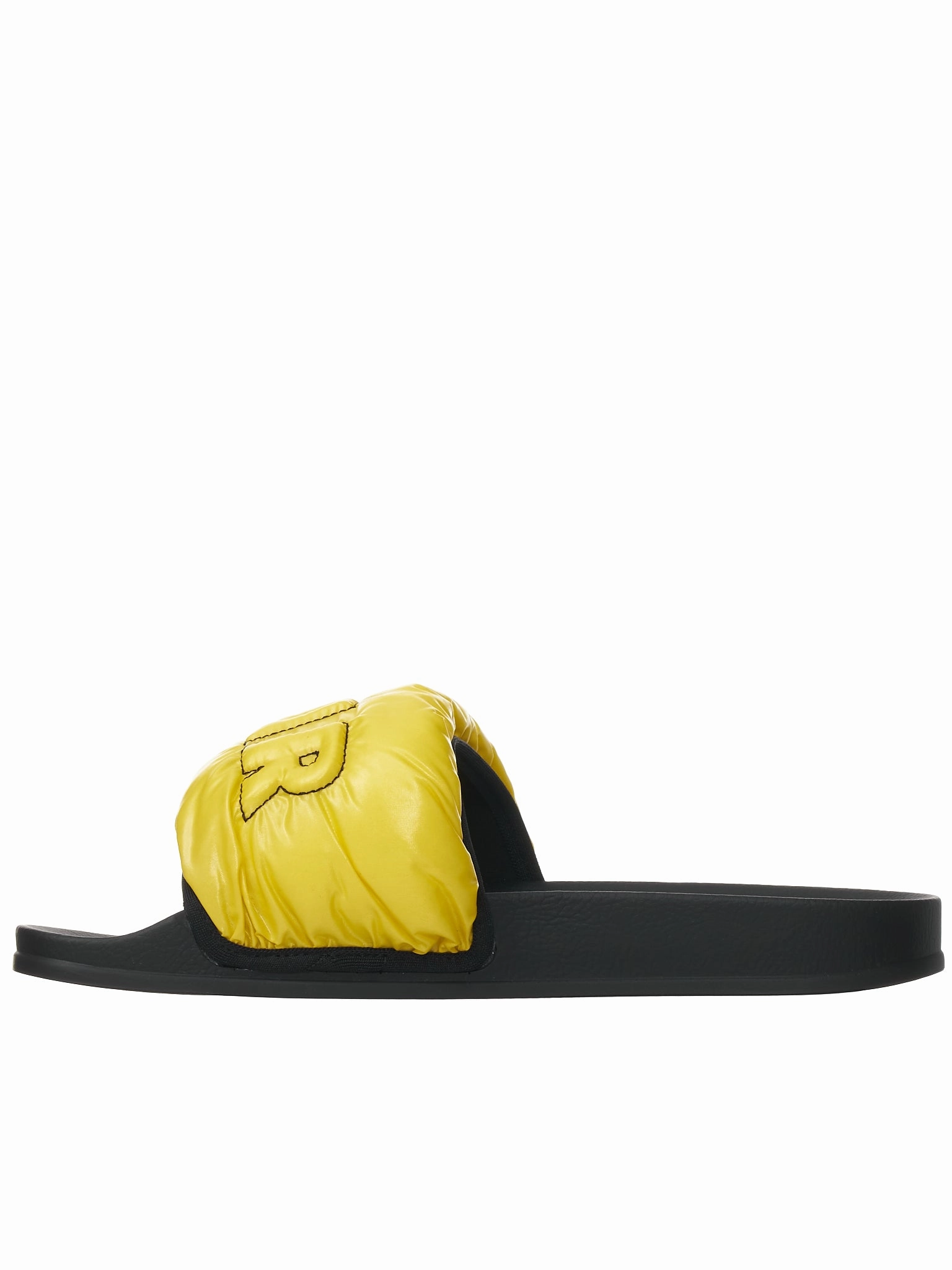 Platform Sandals Dressy Padded Nylon Slide (SAMR002902-P4345-LEMMON)