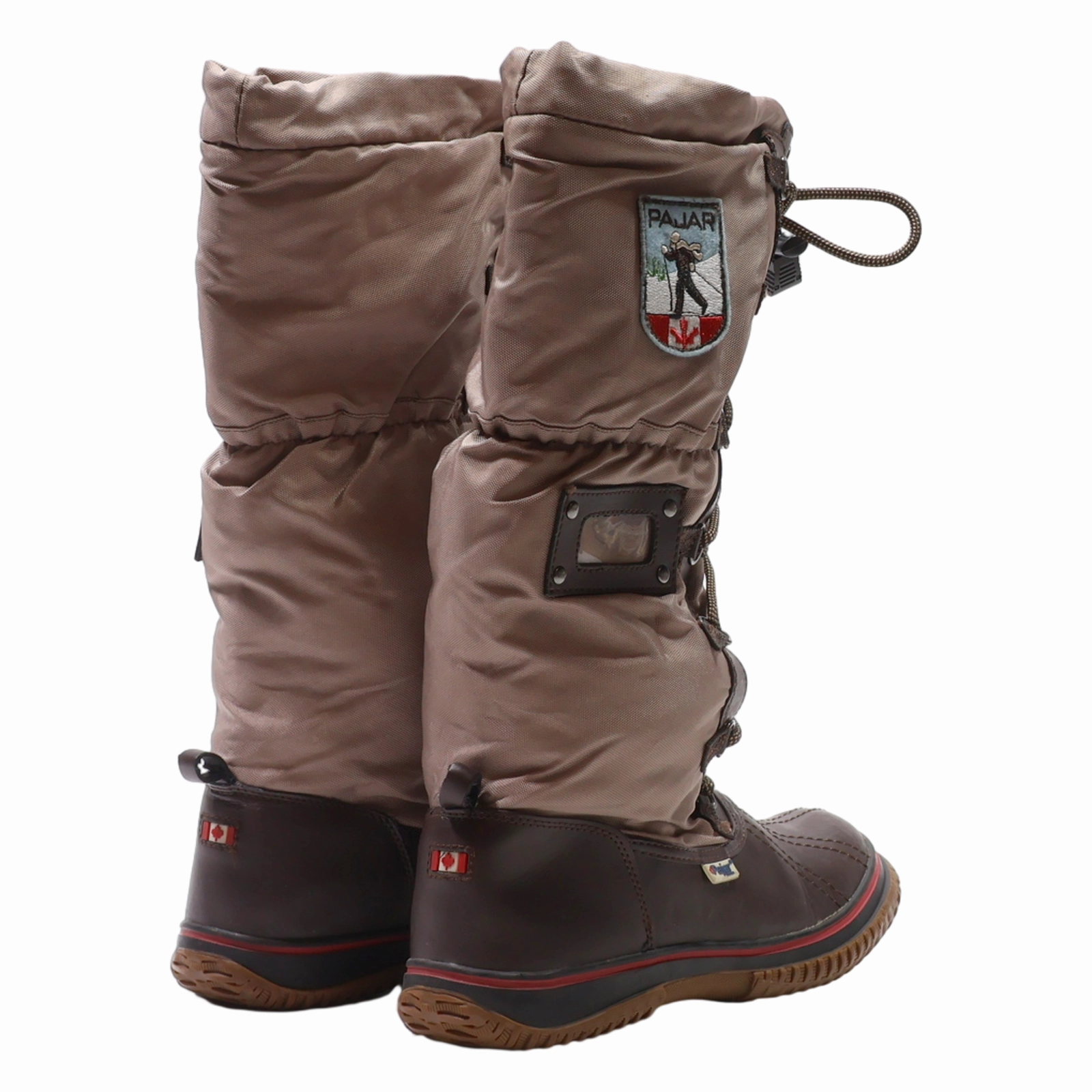 PAJAR Snow Boots Brown Synthetic Womens UK 6 Snow Boots For Large Dogs