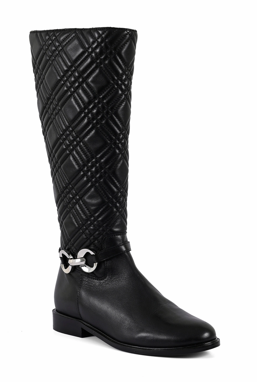Pearl Rhinestone Over The Knee High Boots