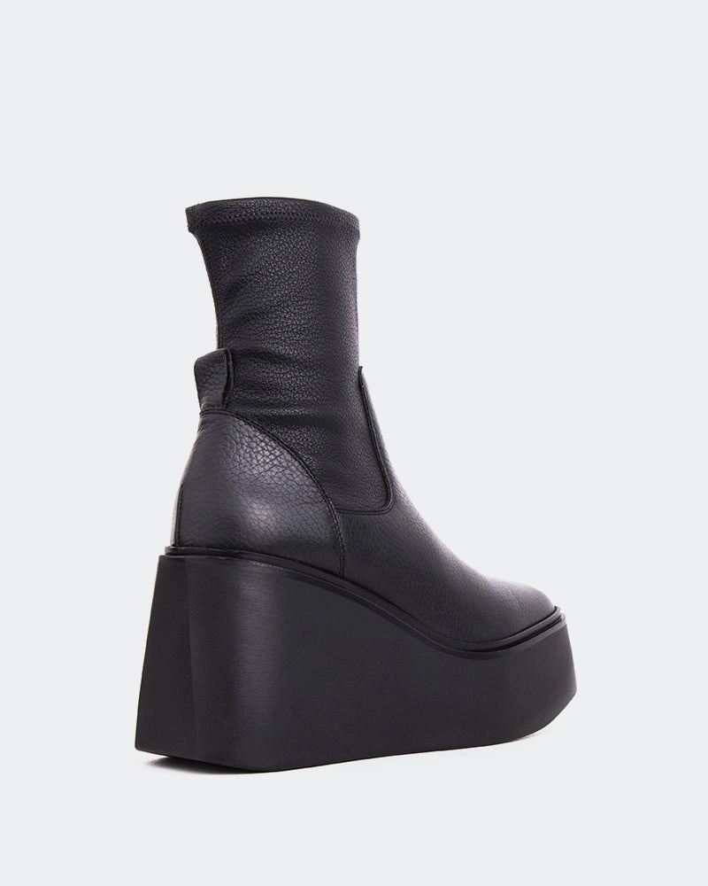 Payless Boots Mellini Black Leather