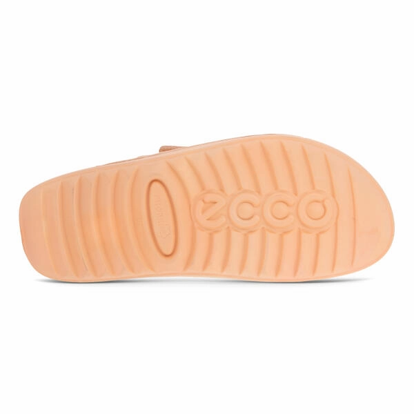 Flip Flops Alabama Ecco Women's 2nd Cozmo Two Band Slide - Dusty Peach