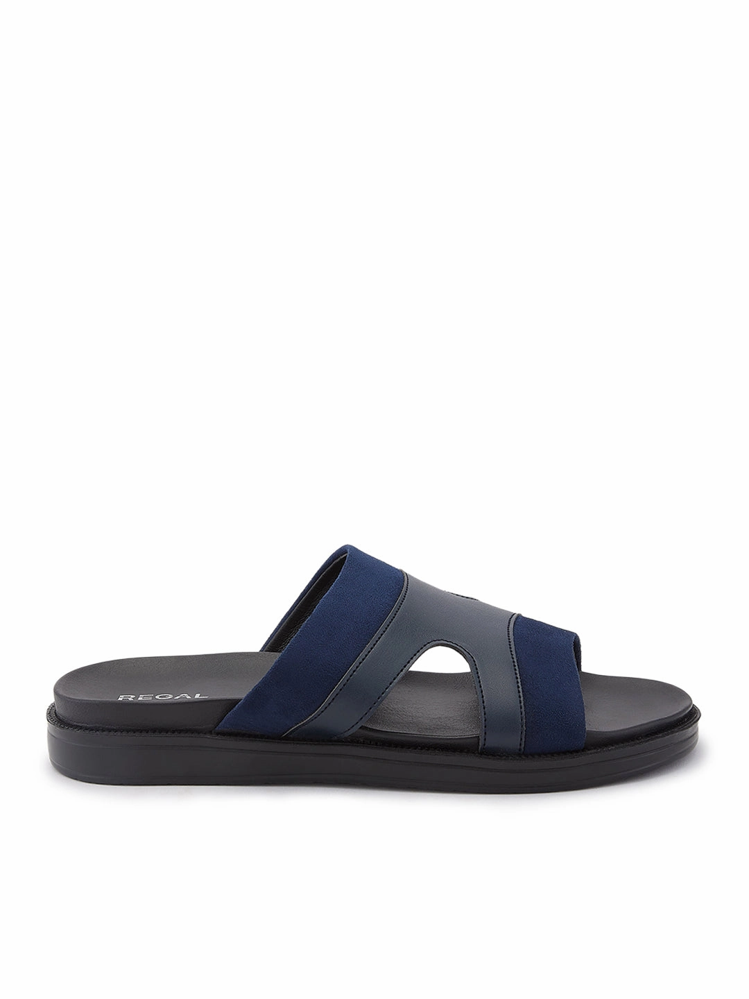 Regal Blue Men Smart Casual Suede Combo Sandals Five Below Sandals