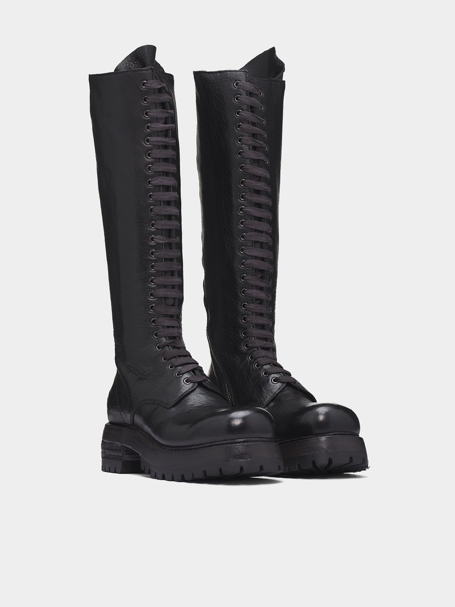 Zac Deer Leather Boots (ZAC-DEER-BLACK) Cowboy Riding Boots