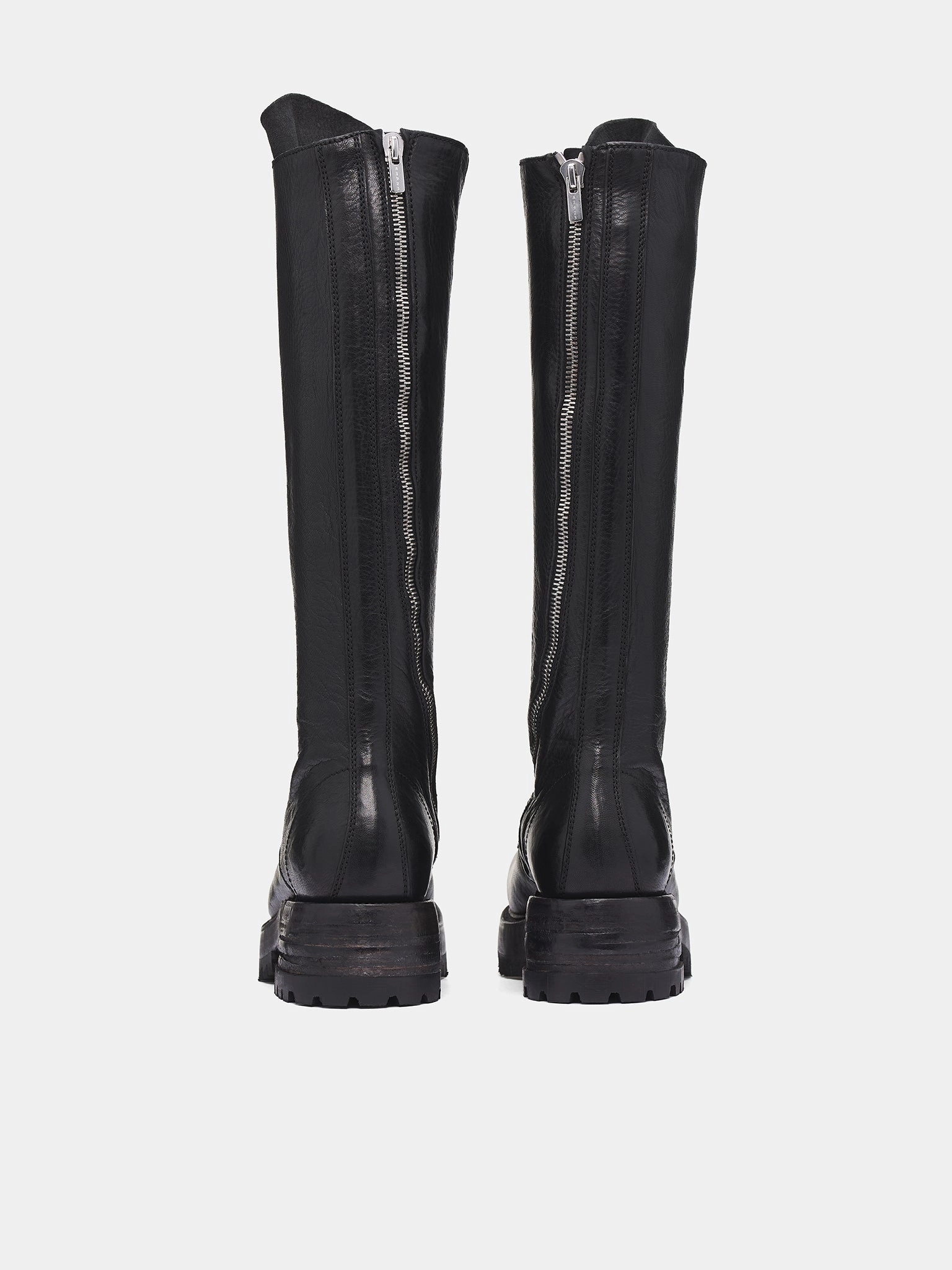 Zac Deer Leather Boots (ZAC-DEER-BLACK) Cowboy Boots Leather