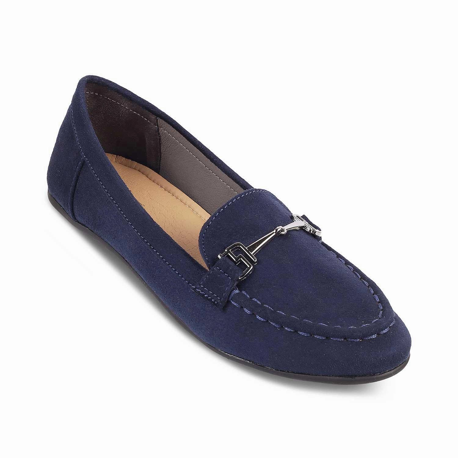 Tresmode Sangelus Blue Women's Dress Loafers Mary Janes Loafers