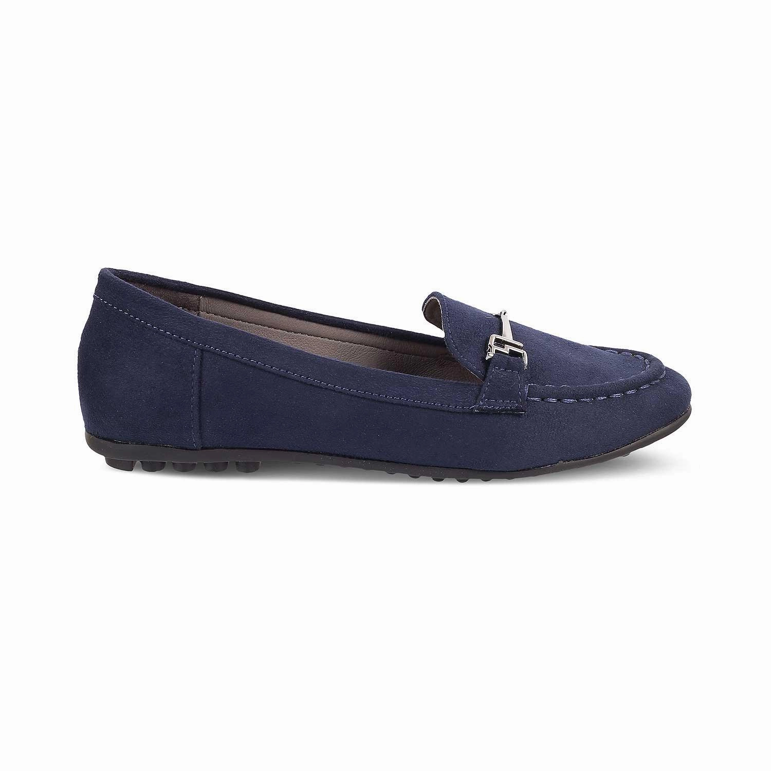 Tresmode Sangelus Blue Women's Dress Loafers Loafers Dress Loafers