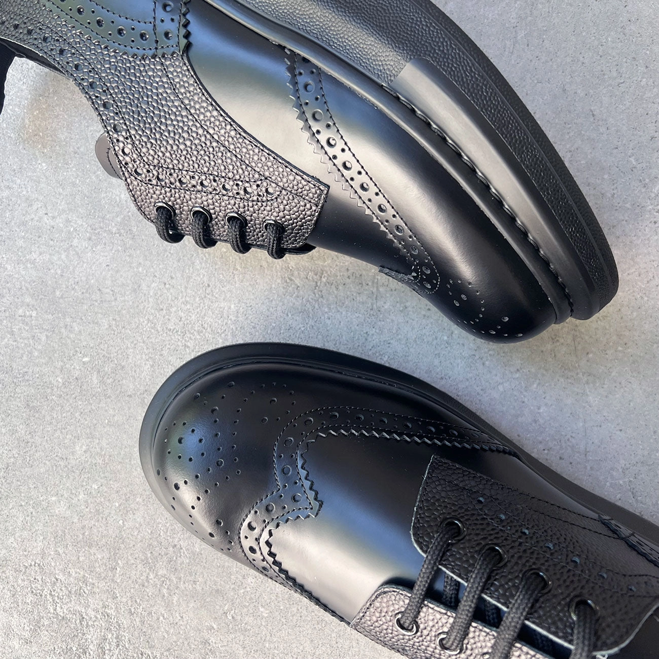ES Hybrid Brogues, Black Oxford Vs Derby Vs Brogue