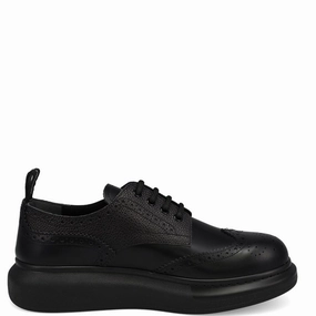 ES Hybrid Brogues, Black Burnished Brogues